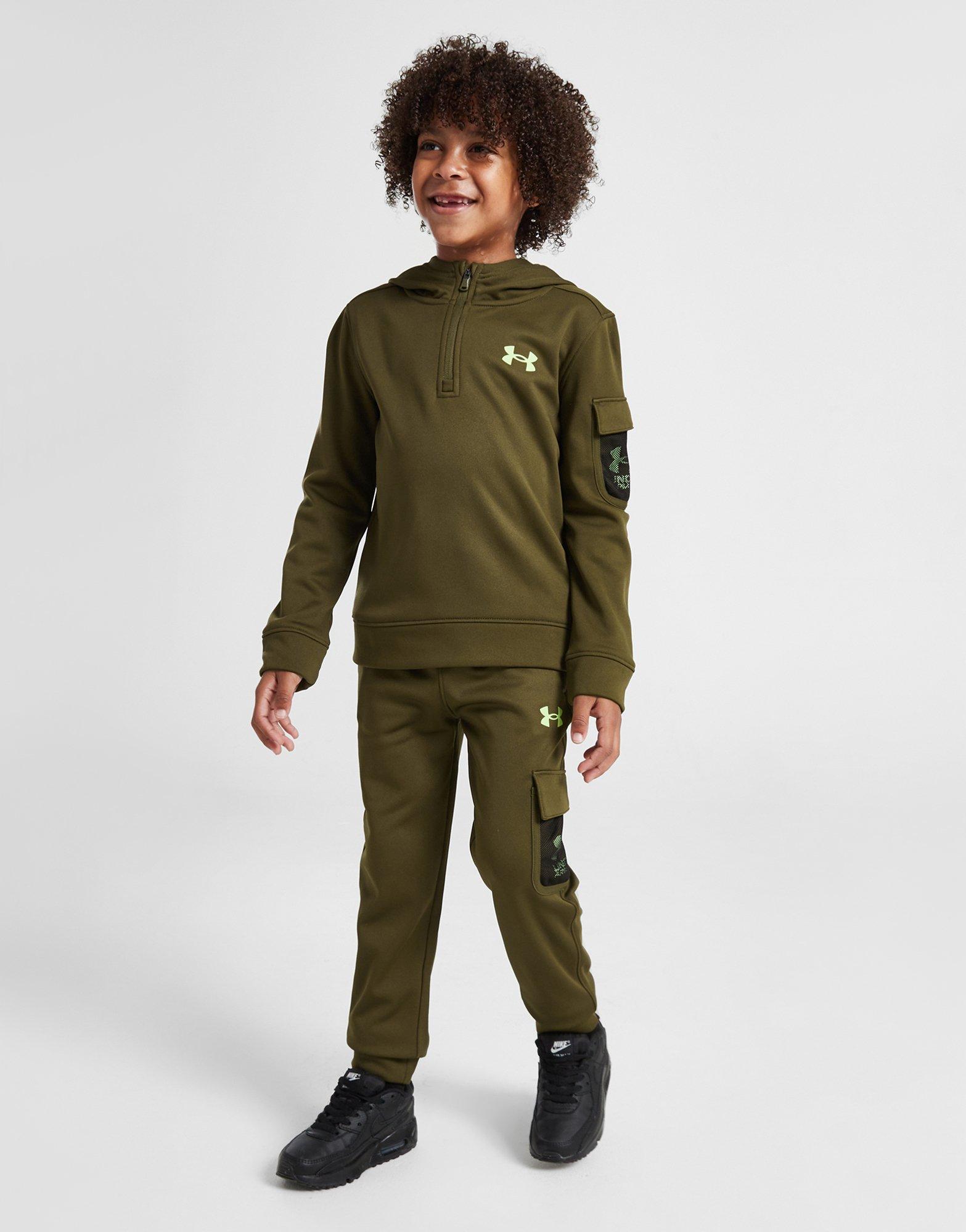 Under Armour Cargo 1/4 Zip Tracksuit Children