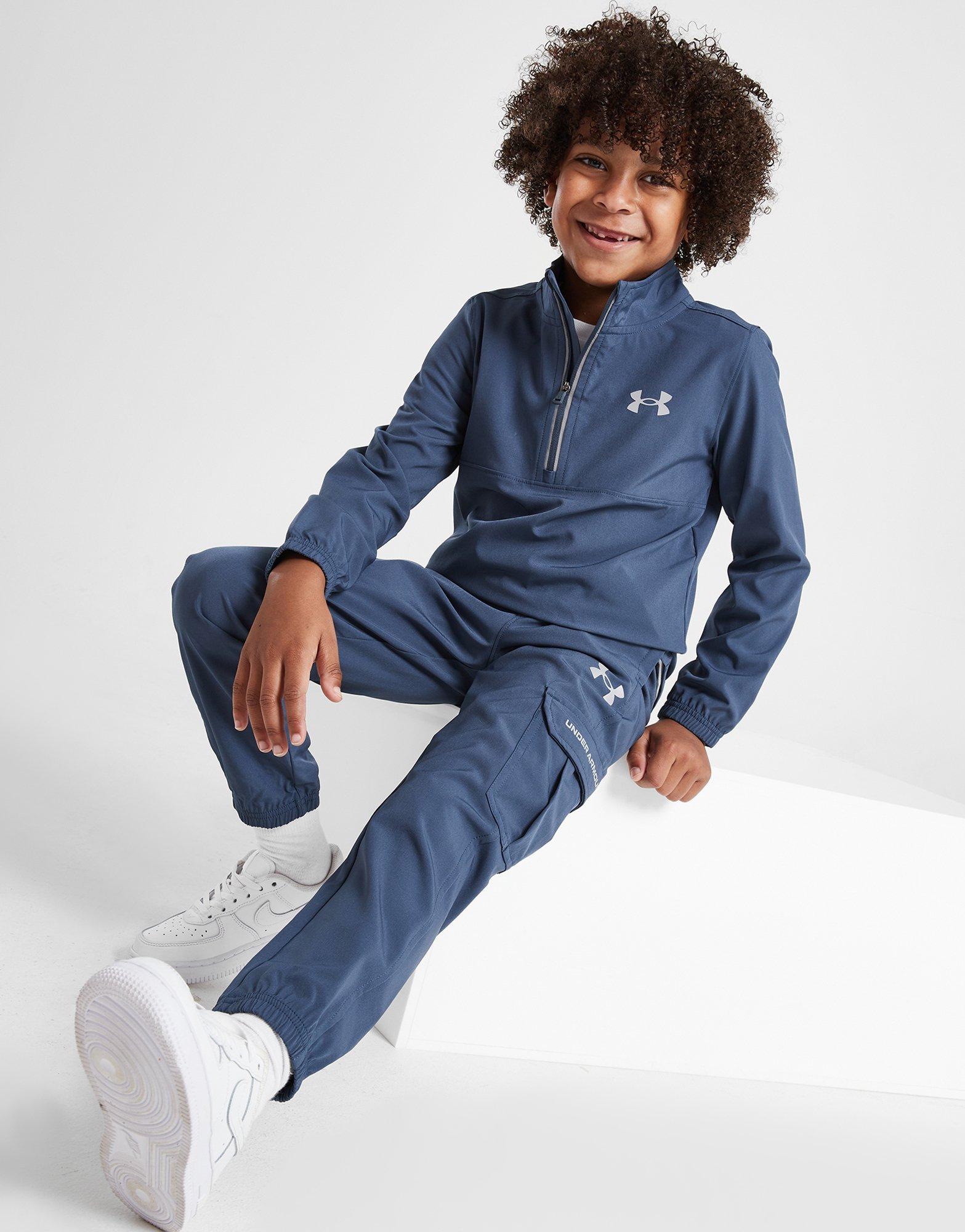 Children's under armour on sale tracksuit