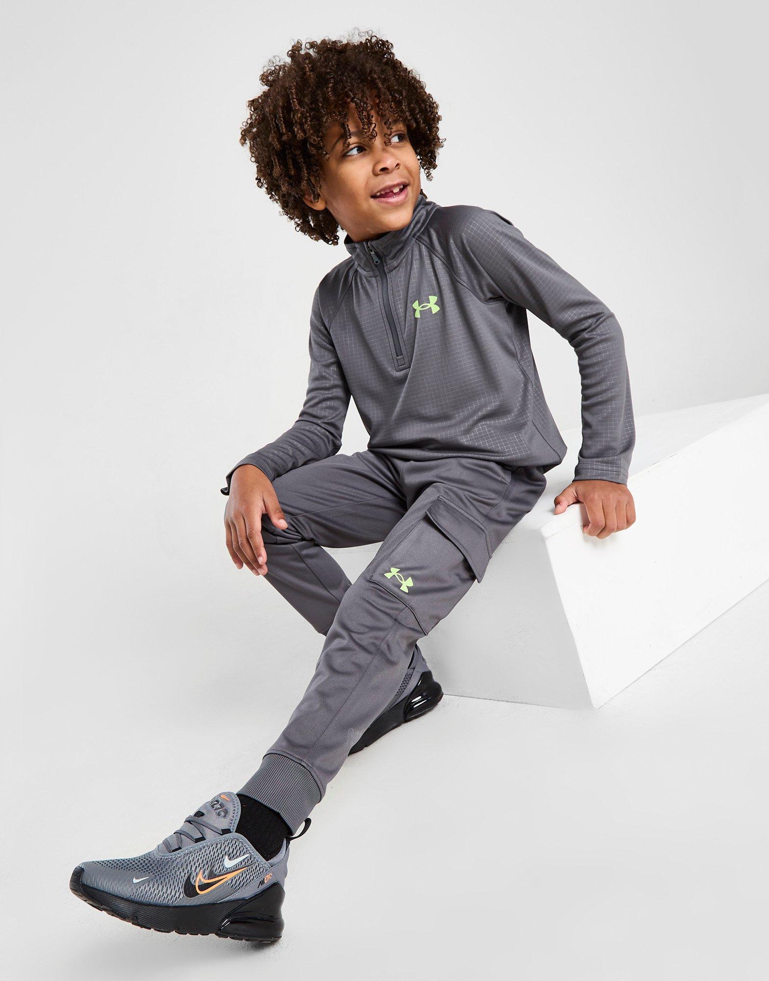 Under Armour Enfant Garçon Tricot Survêtement Ensemble Sweat Zippé