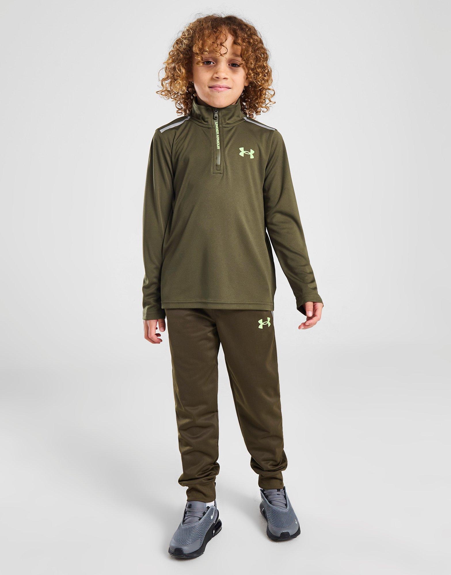 Under armour deals jackets kids green