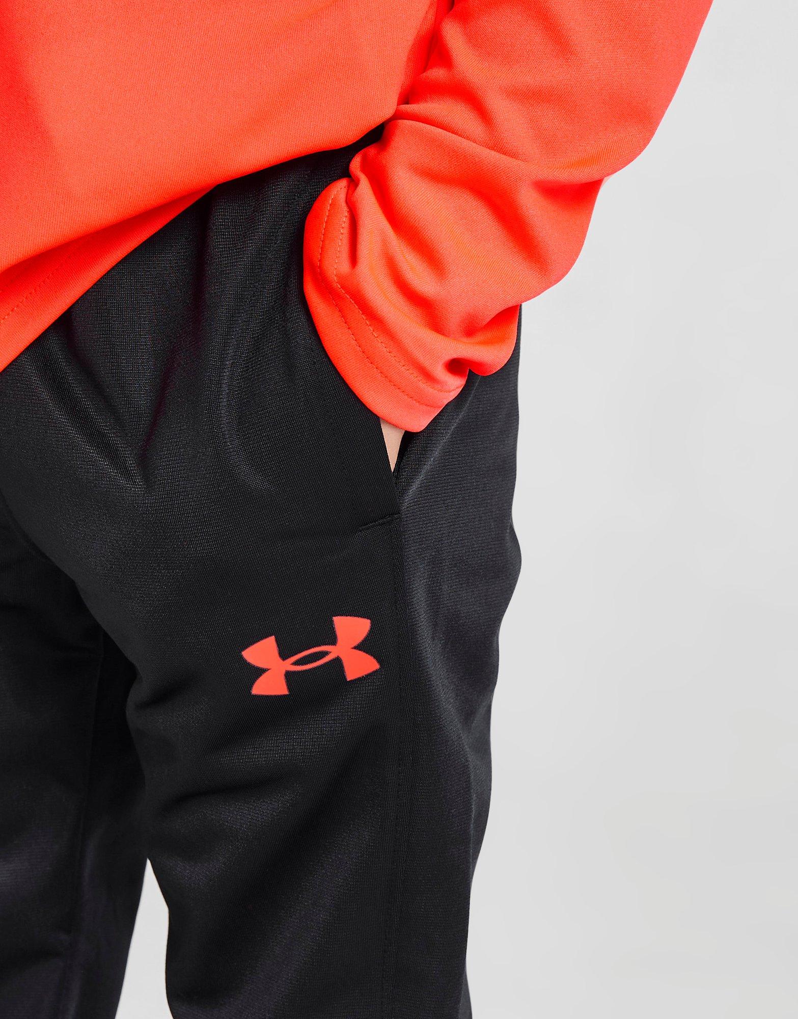 Under Armour Survetement Noir/Rouge Garçon Tracksuit - Colizey