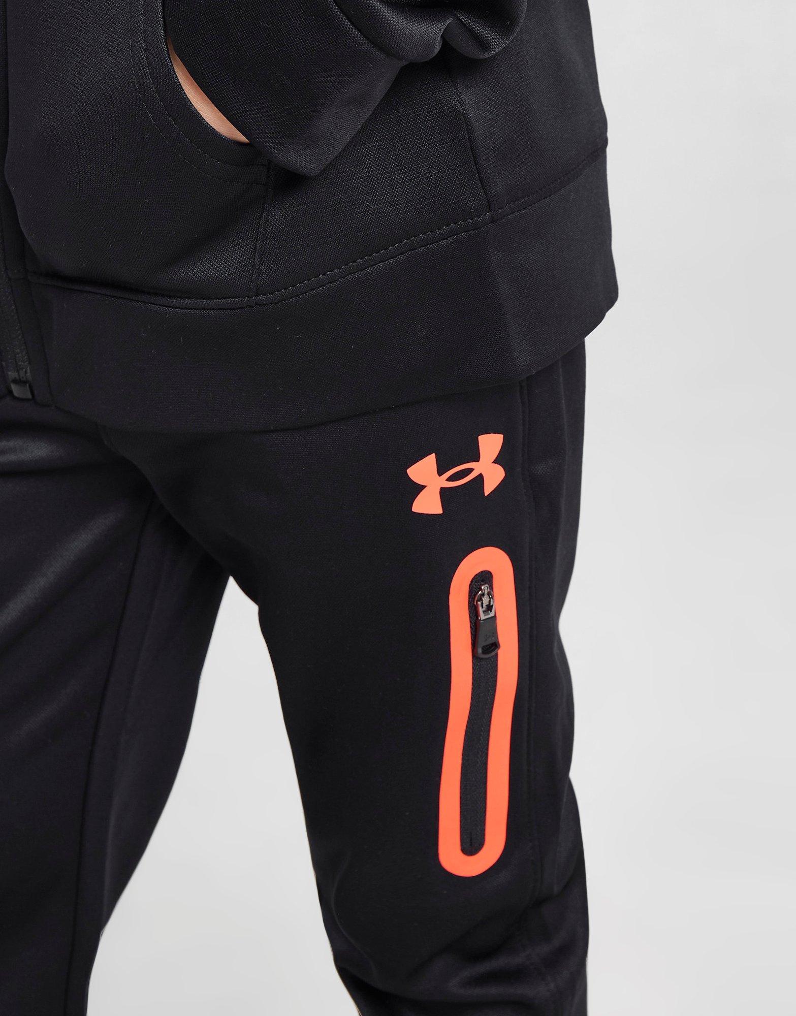 Under Armour Renegade 2 Full Zip Tracksuit Children em Preto