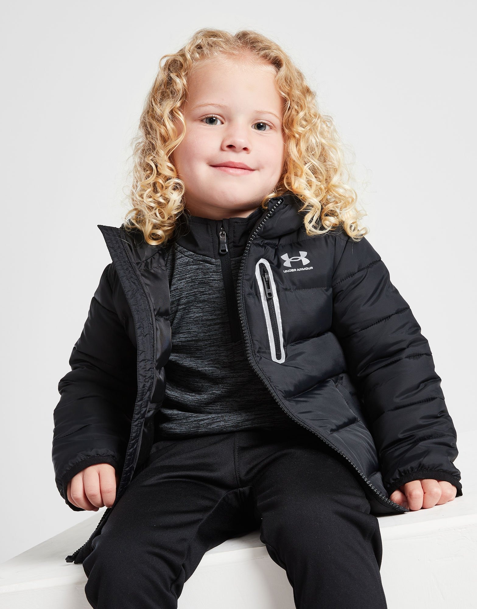 Black Under Armour Padded Jacket Infant | JD Sports UK
