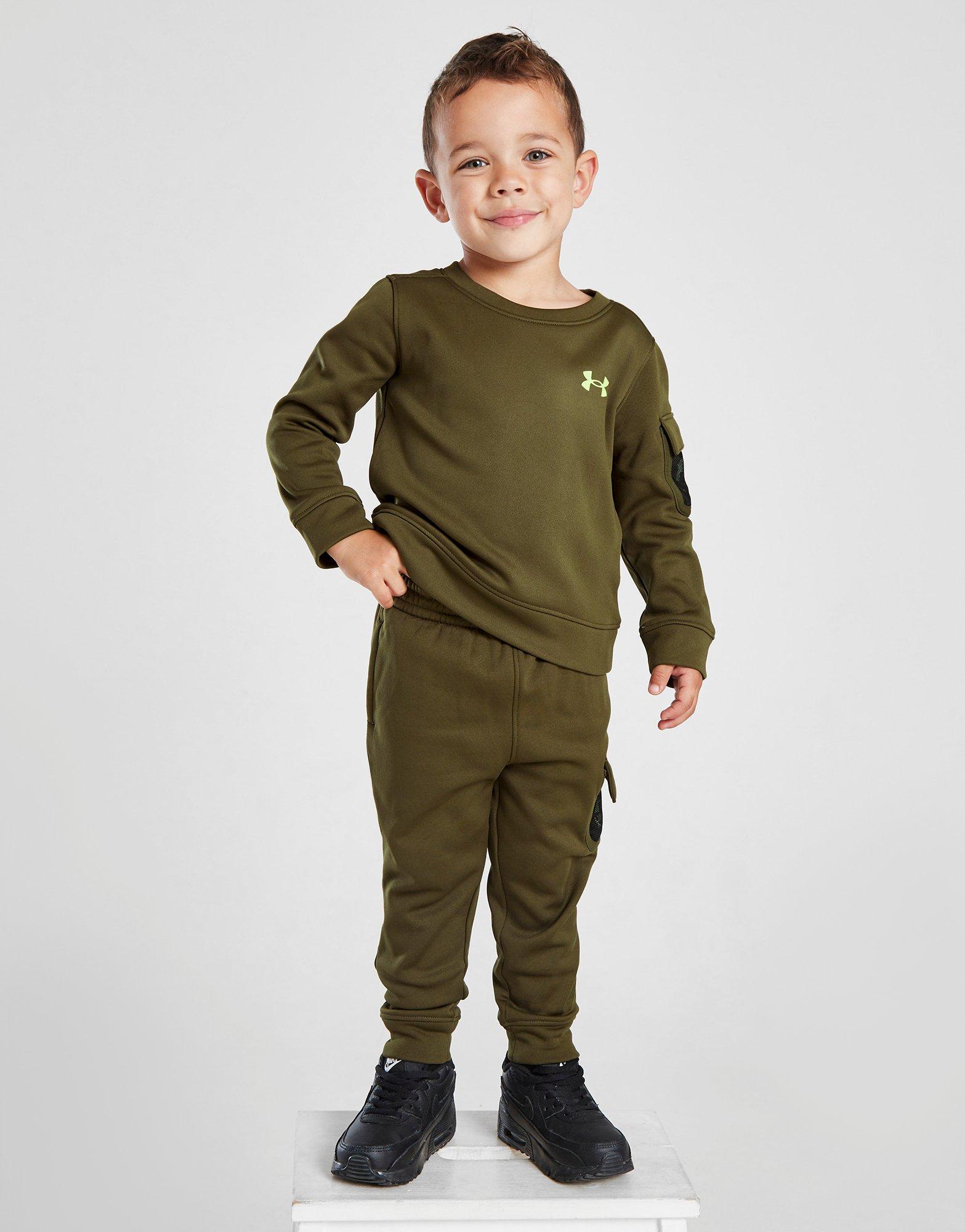 Khaki under best sale armour tracksuit