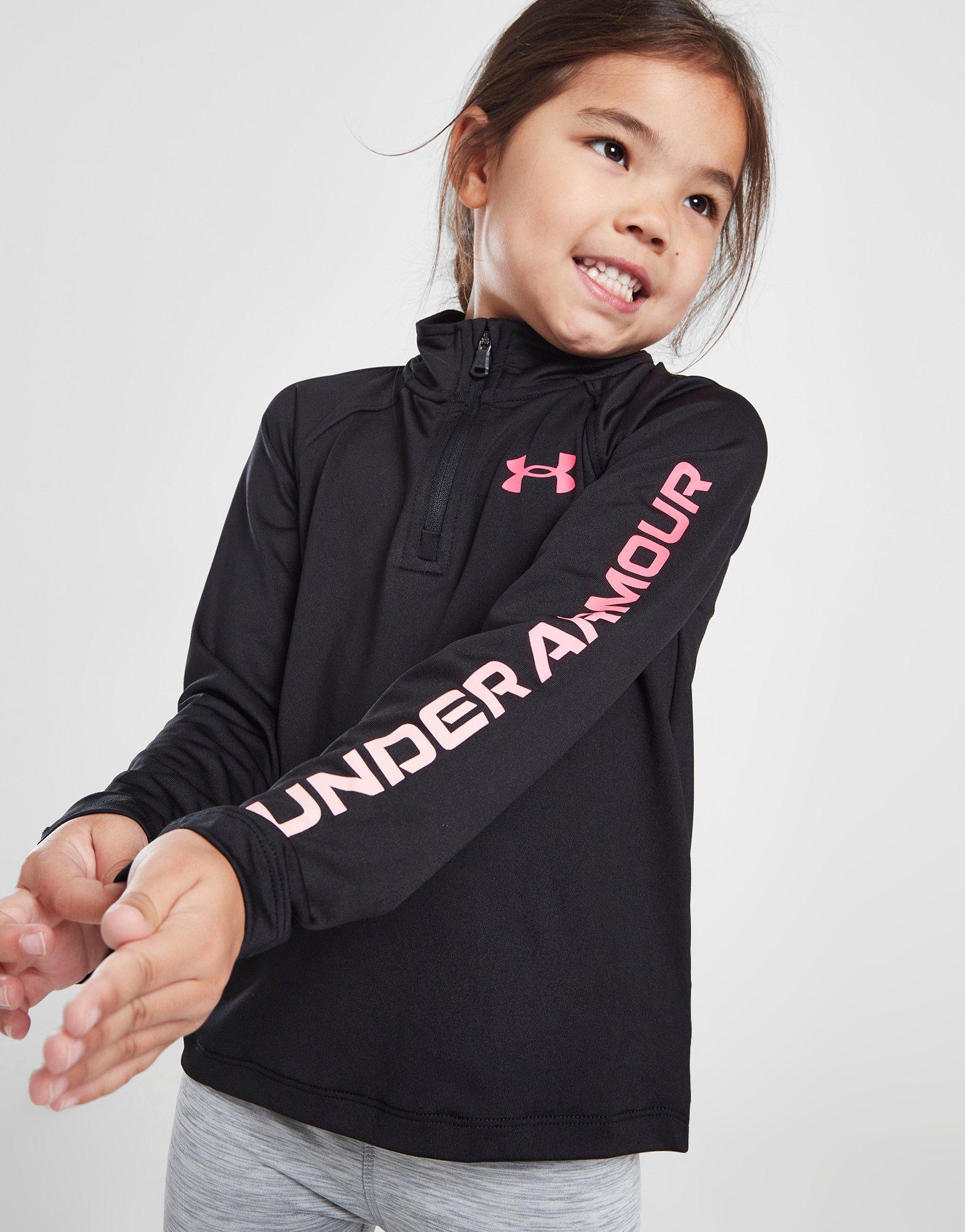 Under Armour Girls' Tech 1/4 Zip Fato De Treino Children em Preto