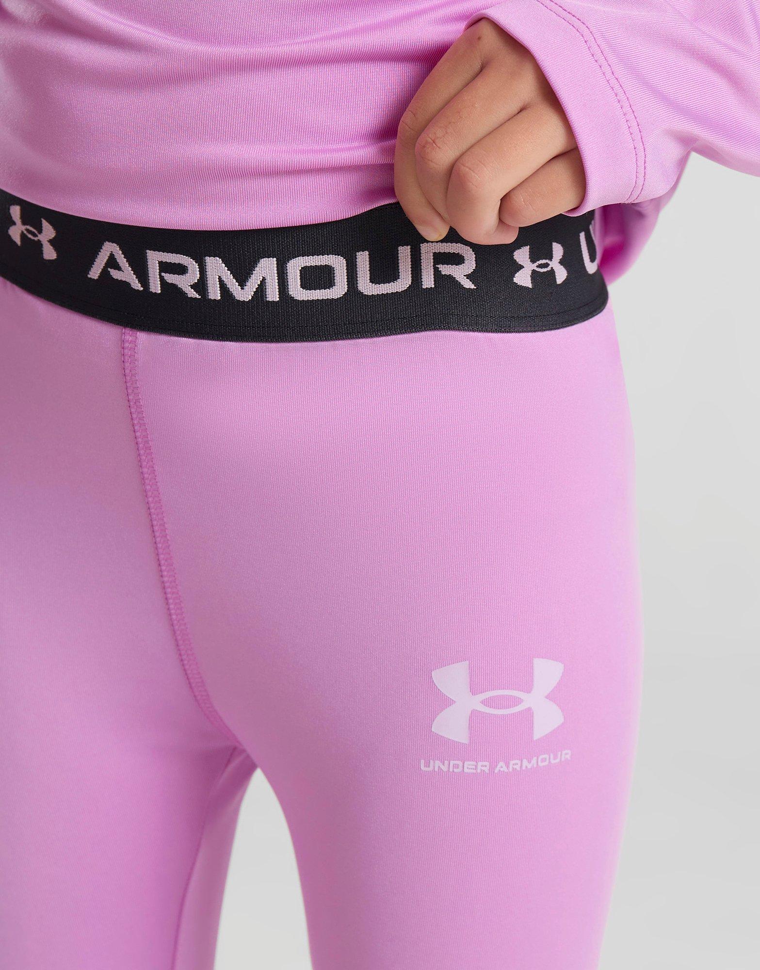 Pink Under Armour Girls' 1/4 Zip Top/Leggings Glitter Set Children - JD  Sports Global