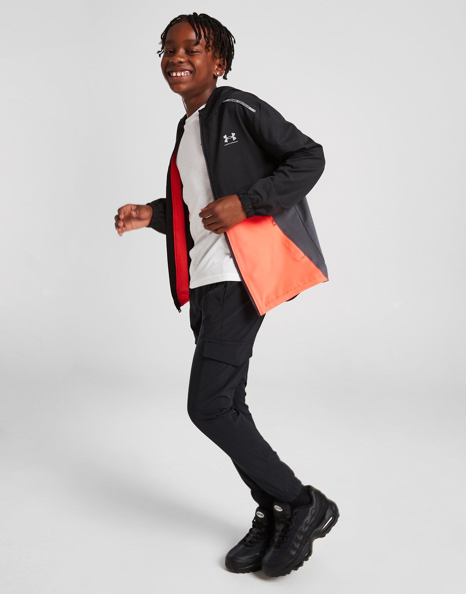 Black Under Armour Run Woven Jacket Junior - JD Sports Global