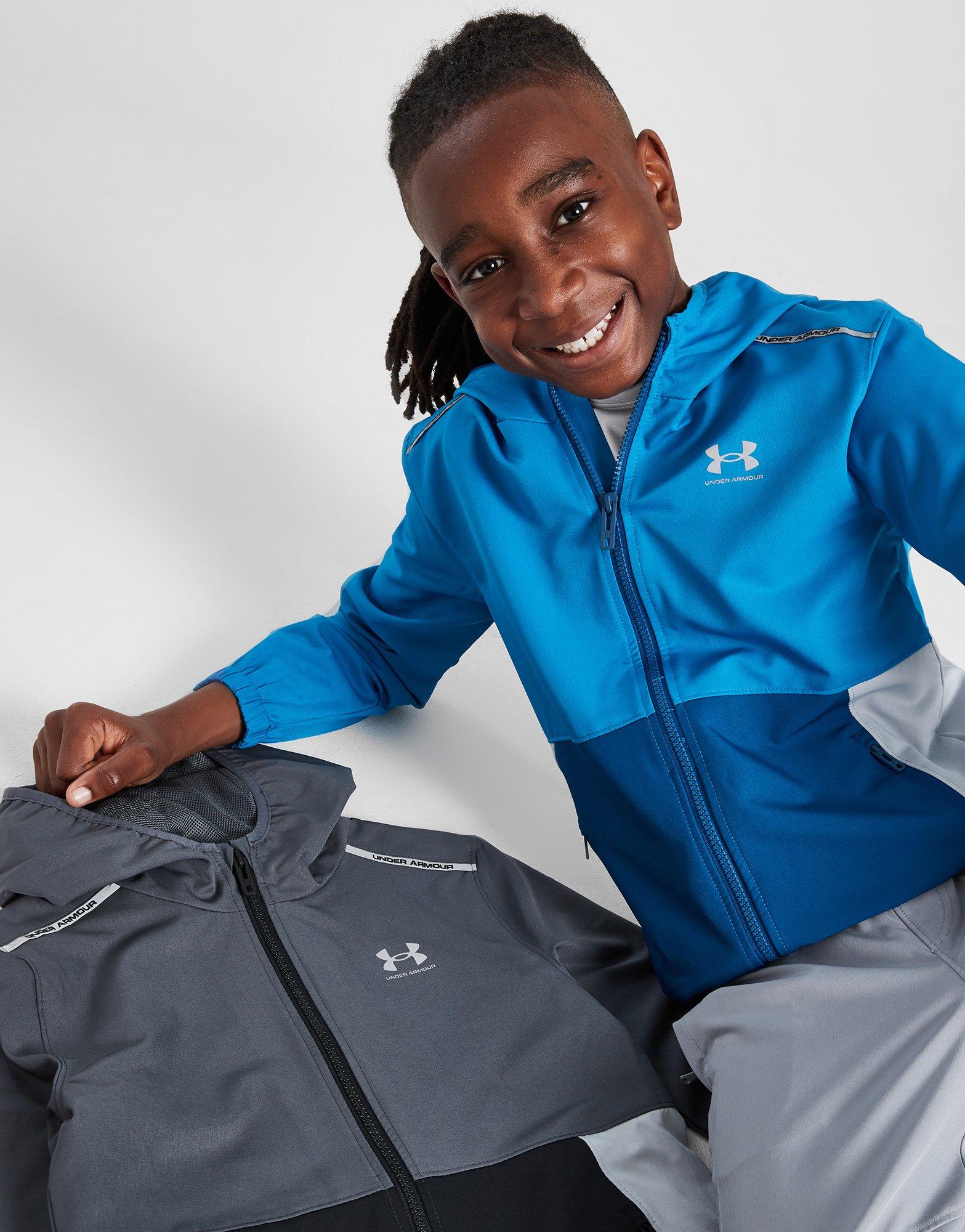 Blue Under Armour Run Jacket Junior JD Sports Malaysia