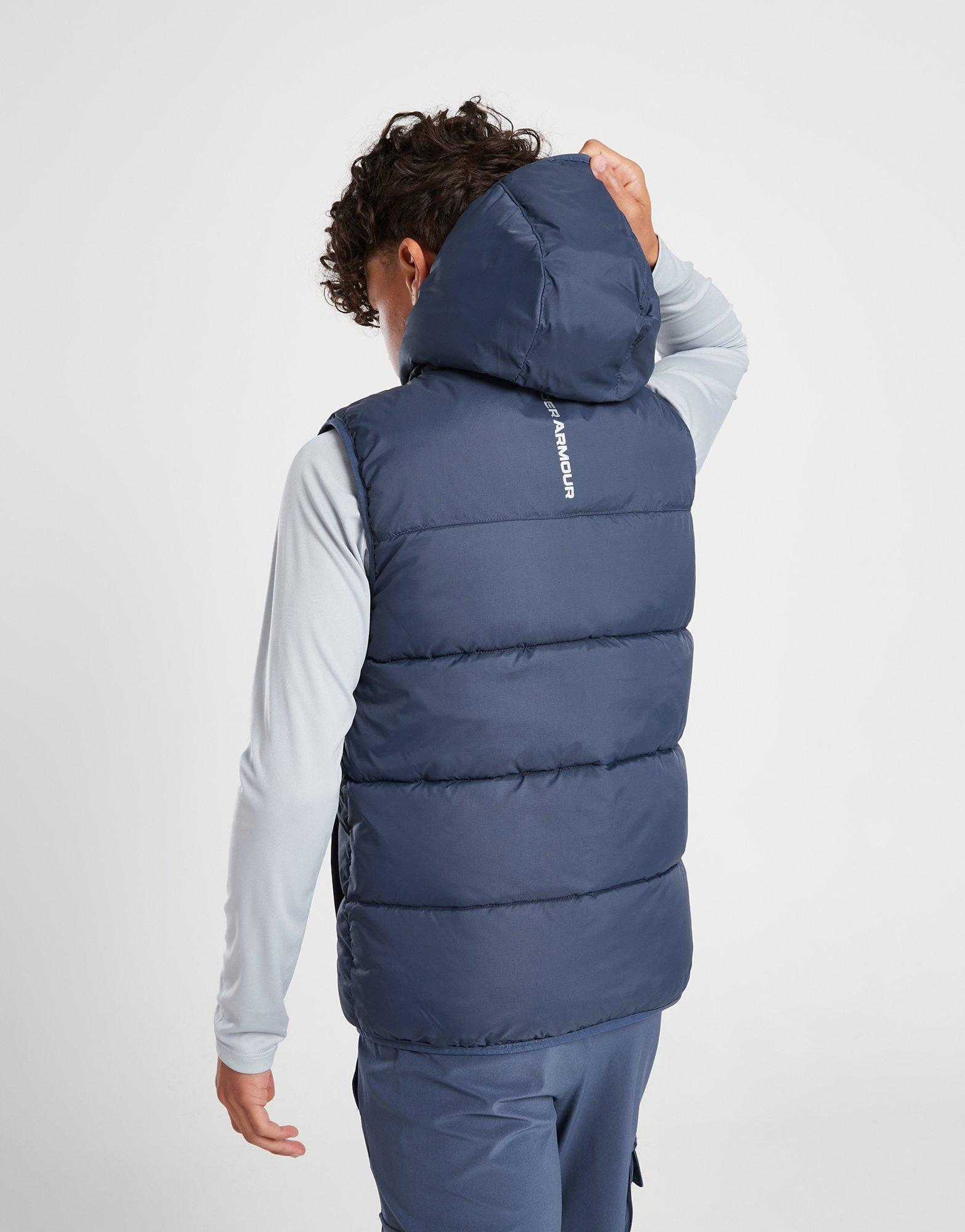 Institutional logo padded gilet