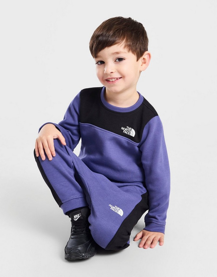 Blue The North Face Tech Crew Tracksuit Infant | JD Sports UK