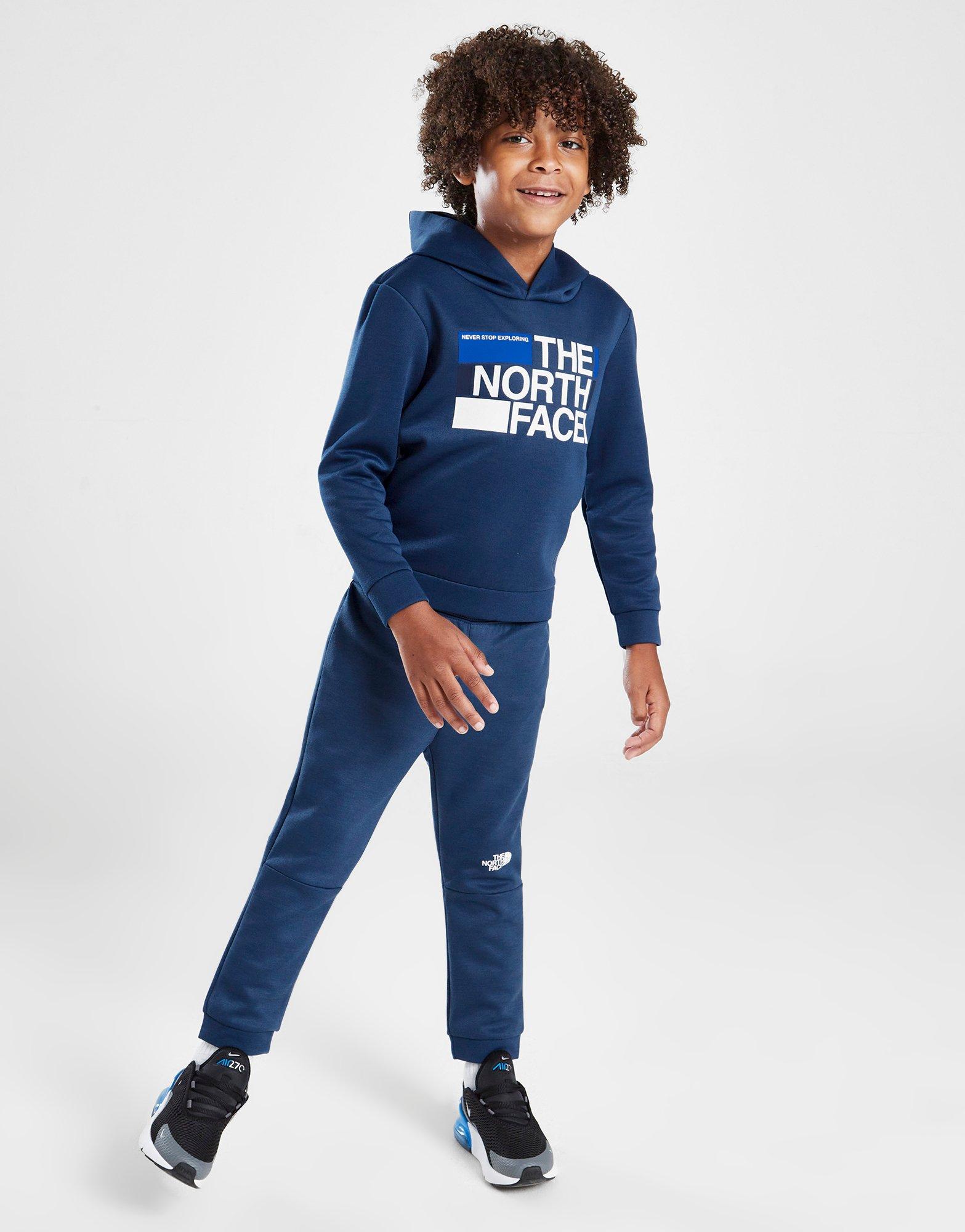 Blue The North Face Overhead Fleece Tracksuit - JD Sports Global