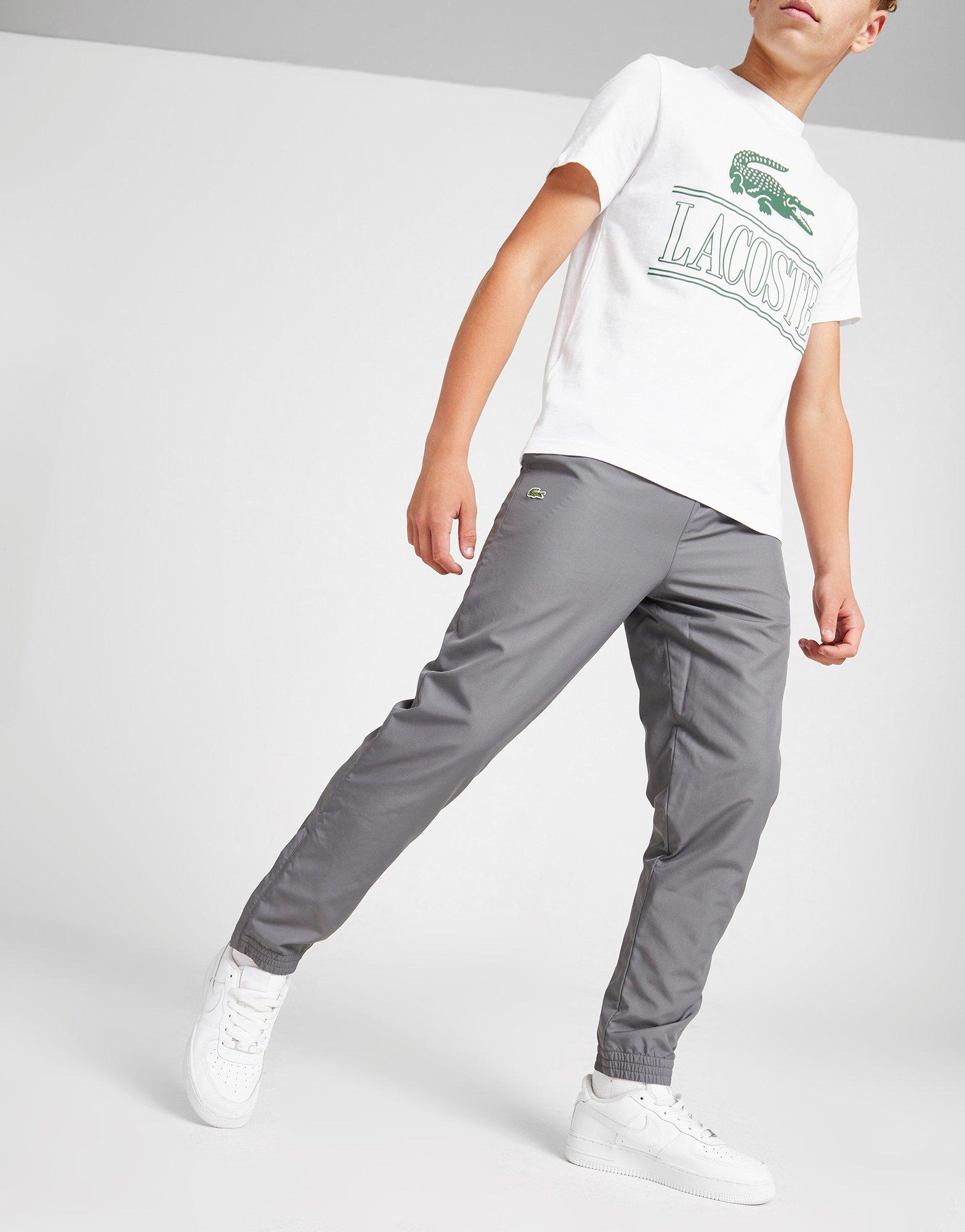 Lacoste grey jogging deals bottoms