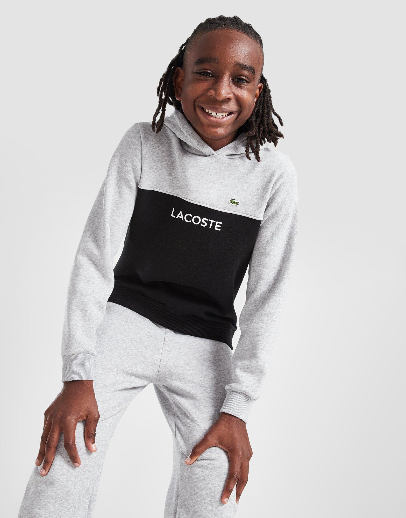 Pacific formel placere Black Lacoste Cut & Sew Overhead Hoodie Junior | JD Sports Global