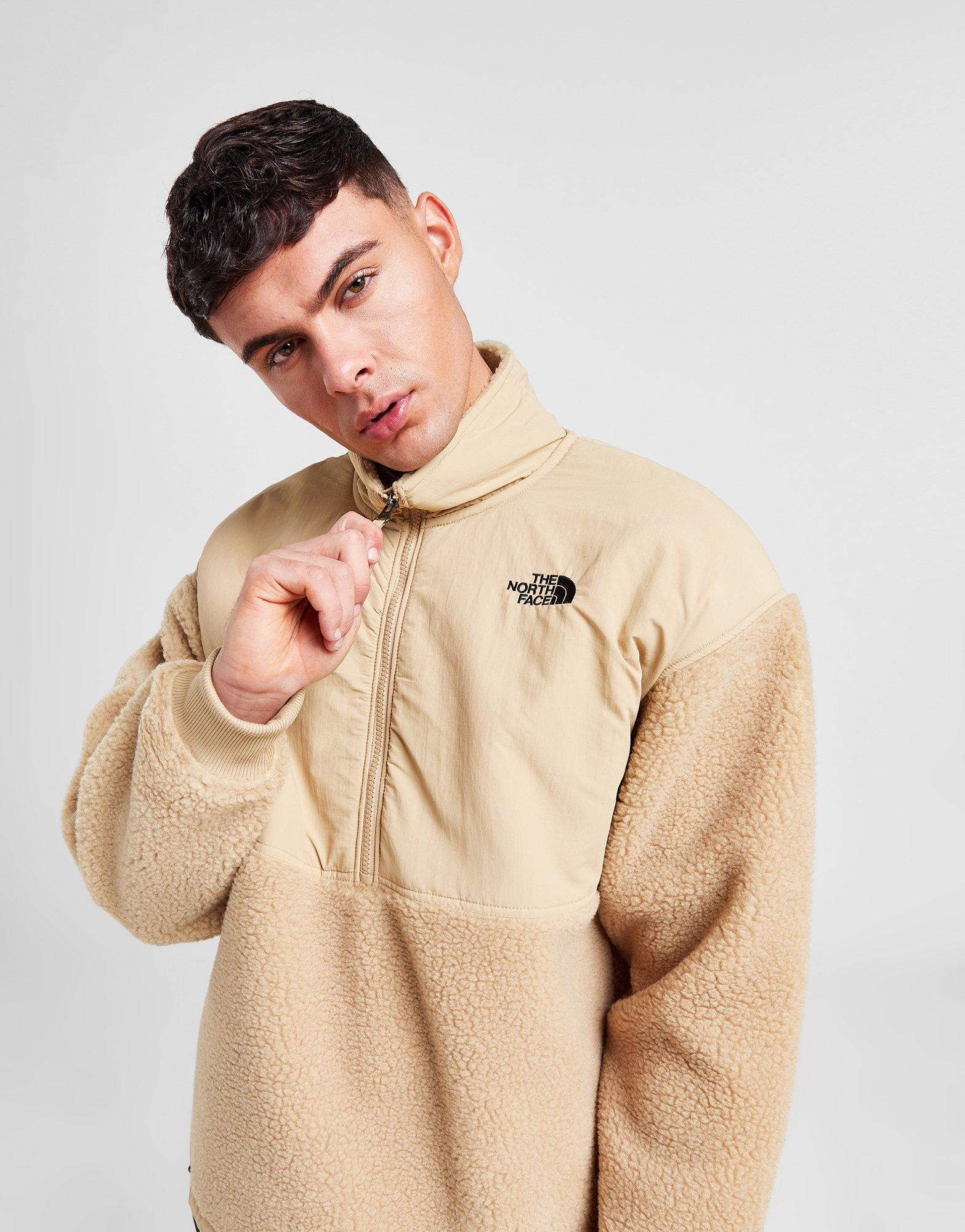 Brown The North Face Platte High Pile 1/4 Zip Fleece - JD Sports