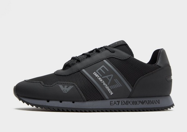 Emporio Armani EA7 B&W Laces Men's Limited Edition Shoes Black