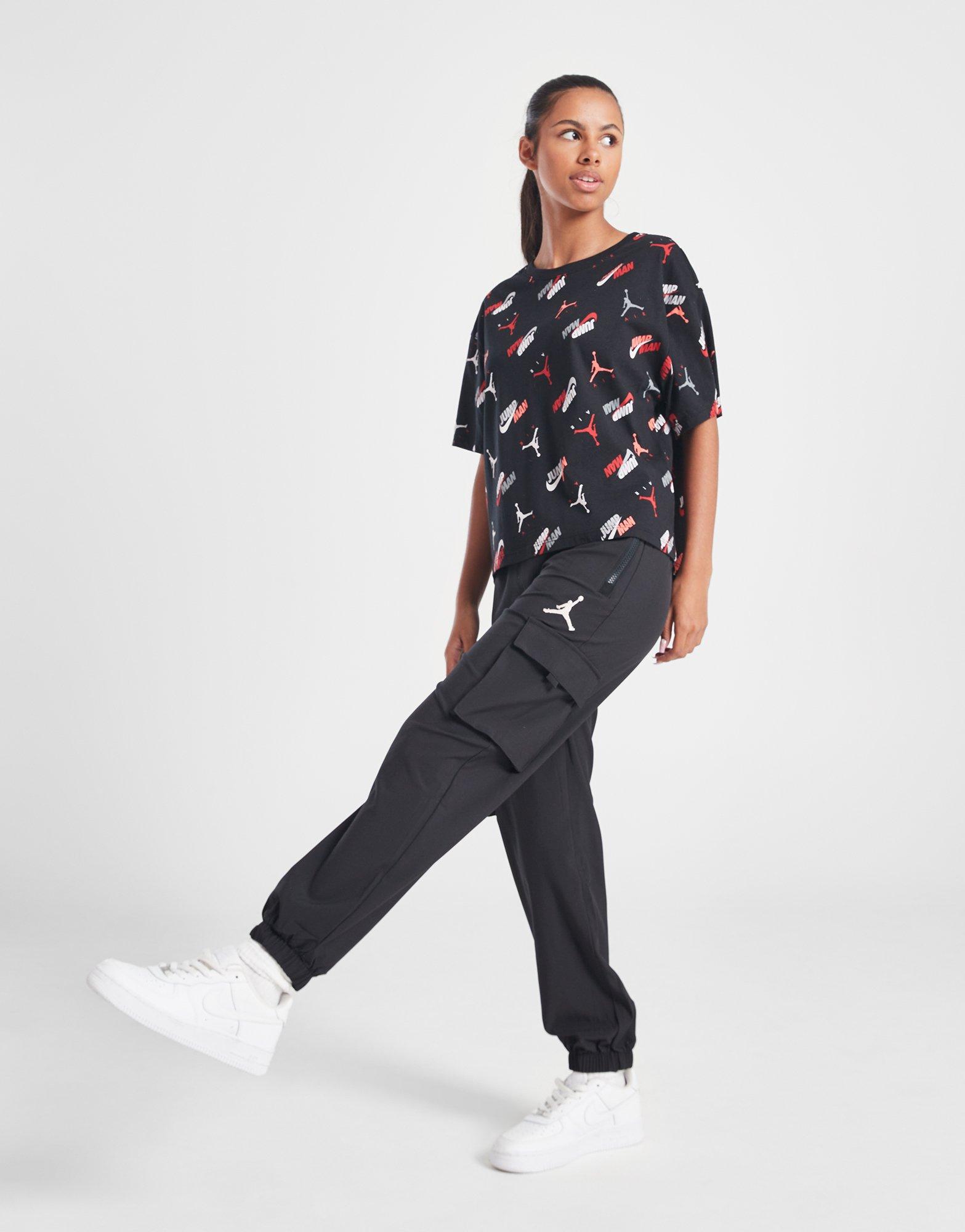 Black Jordan Girls' Cargo Pants Junior - JD Sports Global