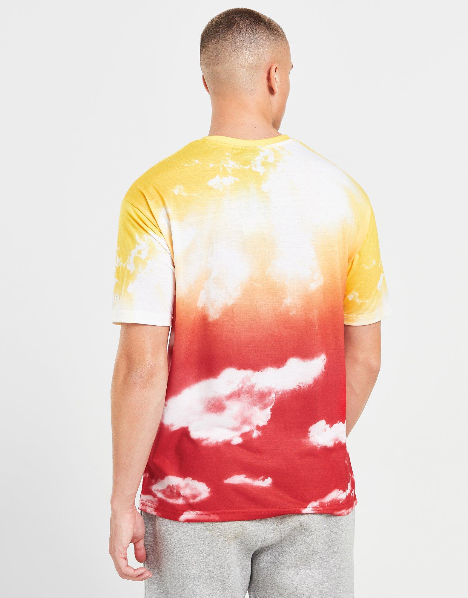 New Era oversized Chicago Bulls Sky All Over Print T-shirt, multicolor