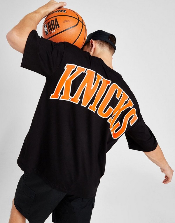 New Era NBA New - T-Shirt JD York Sports Schwarz Knicks Deutschland Oversized Logo