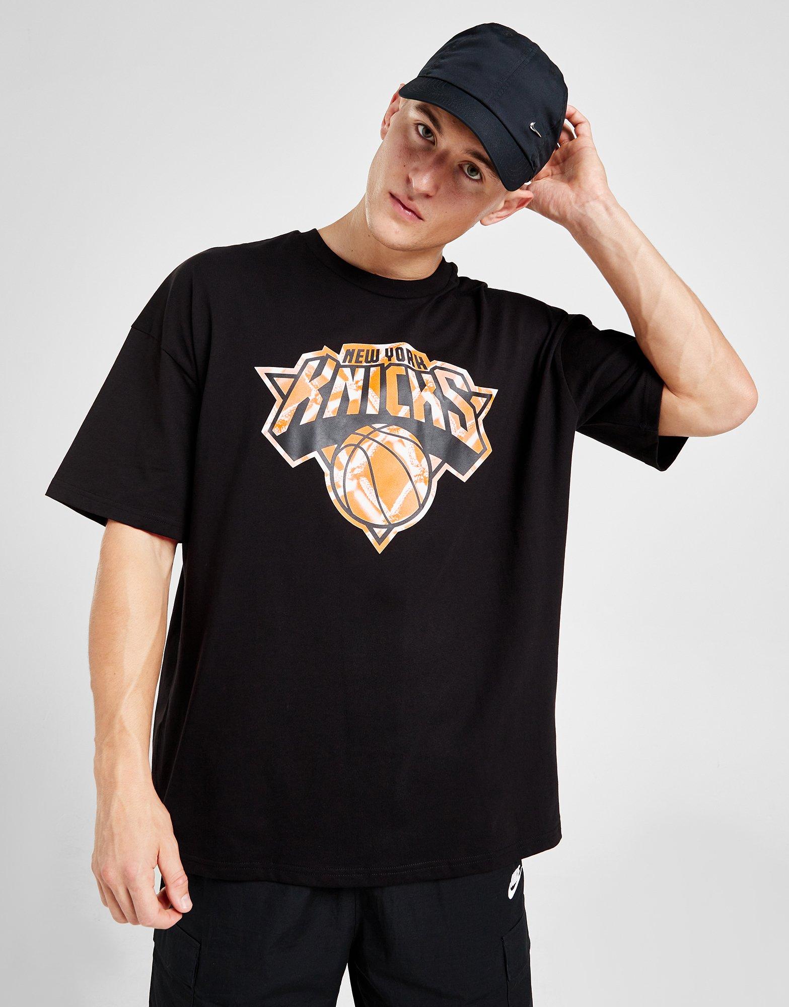 New Era New York Knicks NBA Black T-Shirt