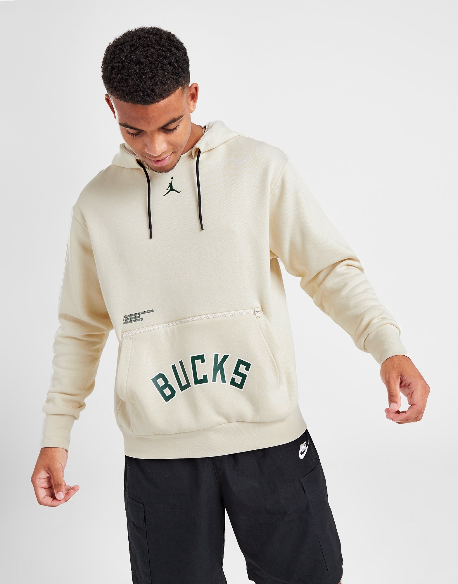 Jordan NBA Milwaukee Bucks Courtside Pullover Hoodie - JD Sports Ireland