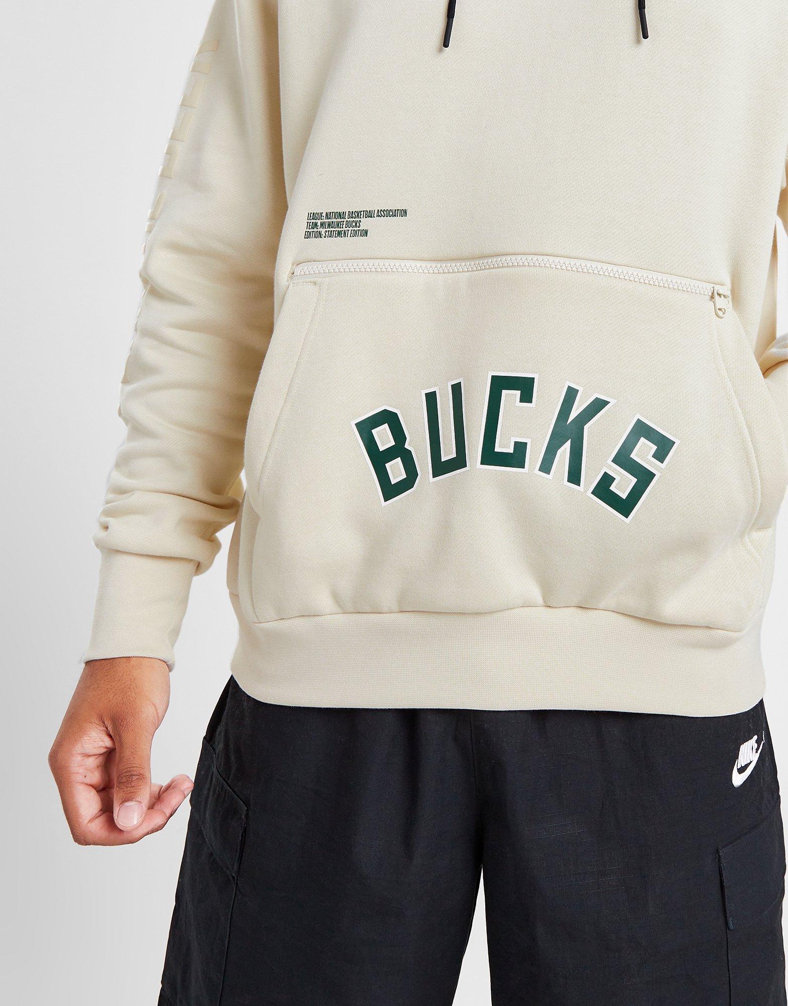 Milwaukee Bucks Courtside Men's Nike NBA Fleece Pullover Hoodie