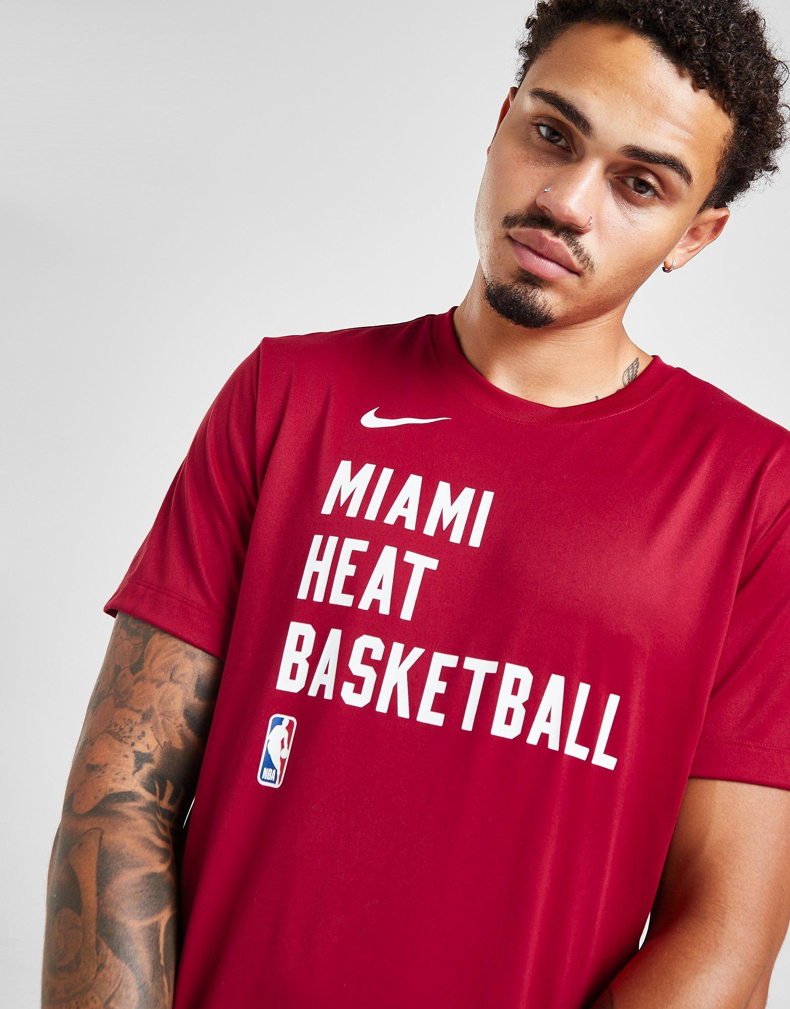 Red Nike NBA Miami Heat Essential T-Shirt - JD Sports Ireland
