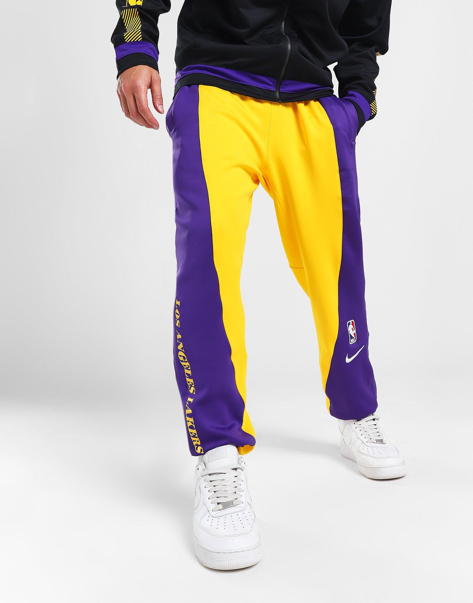 Nike Los Angeles Lakers Woven Mens Pants (Purple/Black)