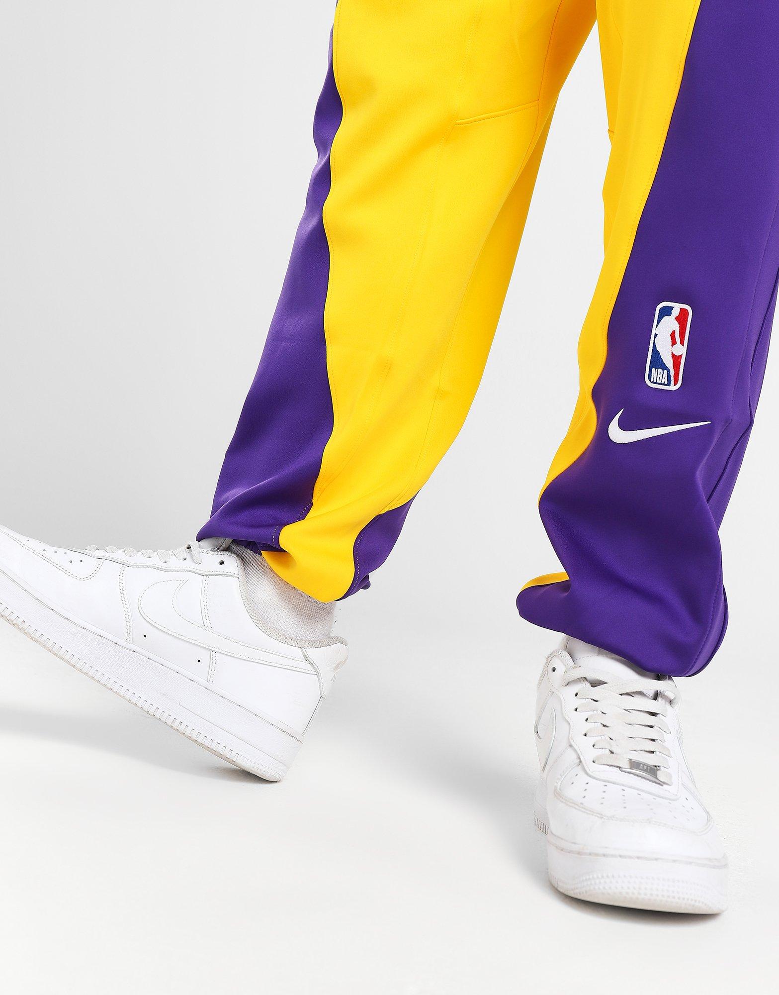 Nike Performance NBA Los Angeles Lakers Showtime Trainingsjacke Herren lila  / gelb bei