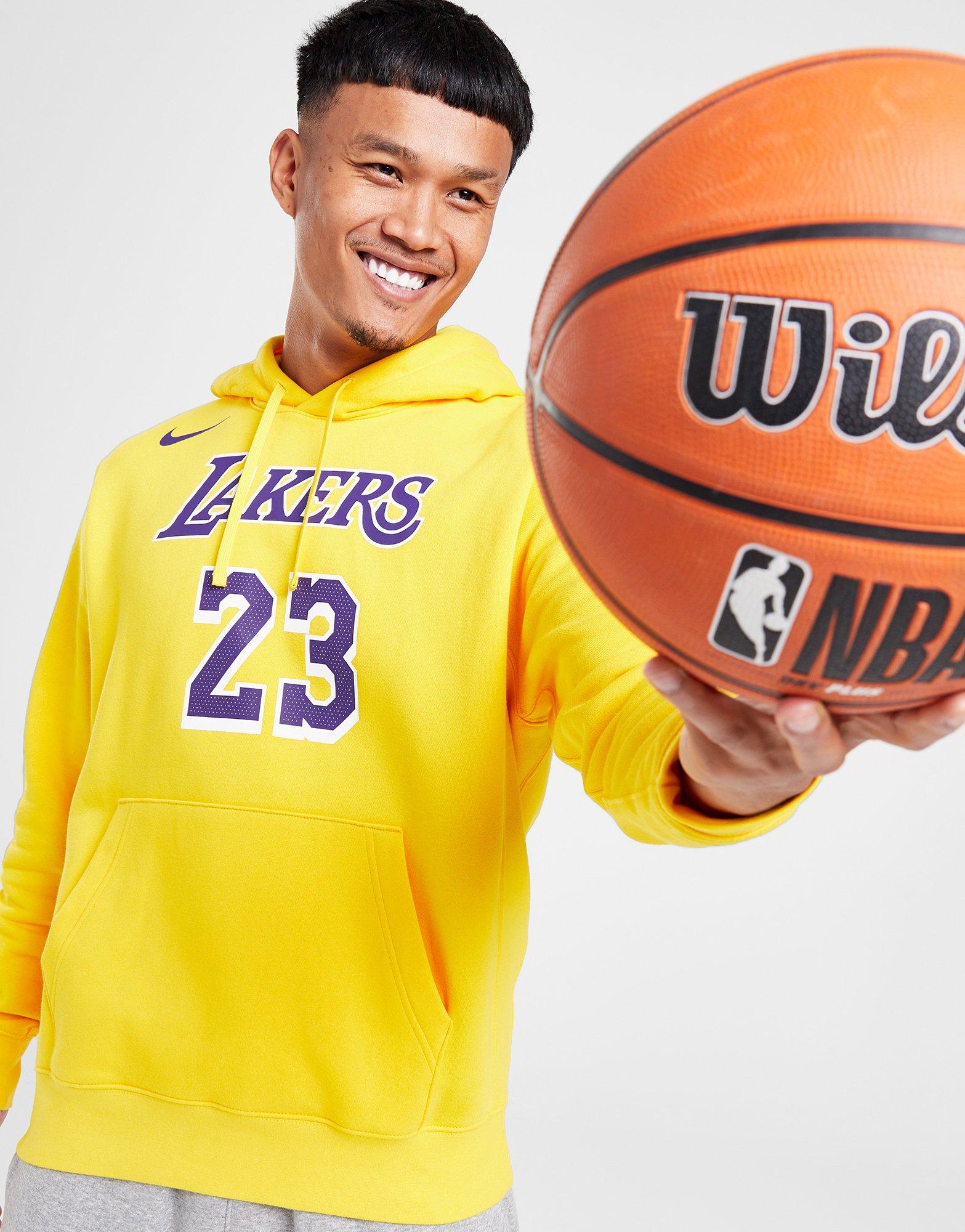 Yellow discount lakers sweatshirt