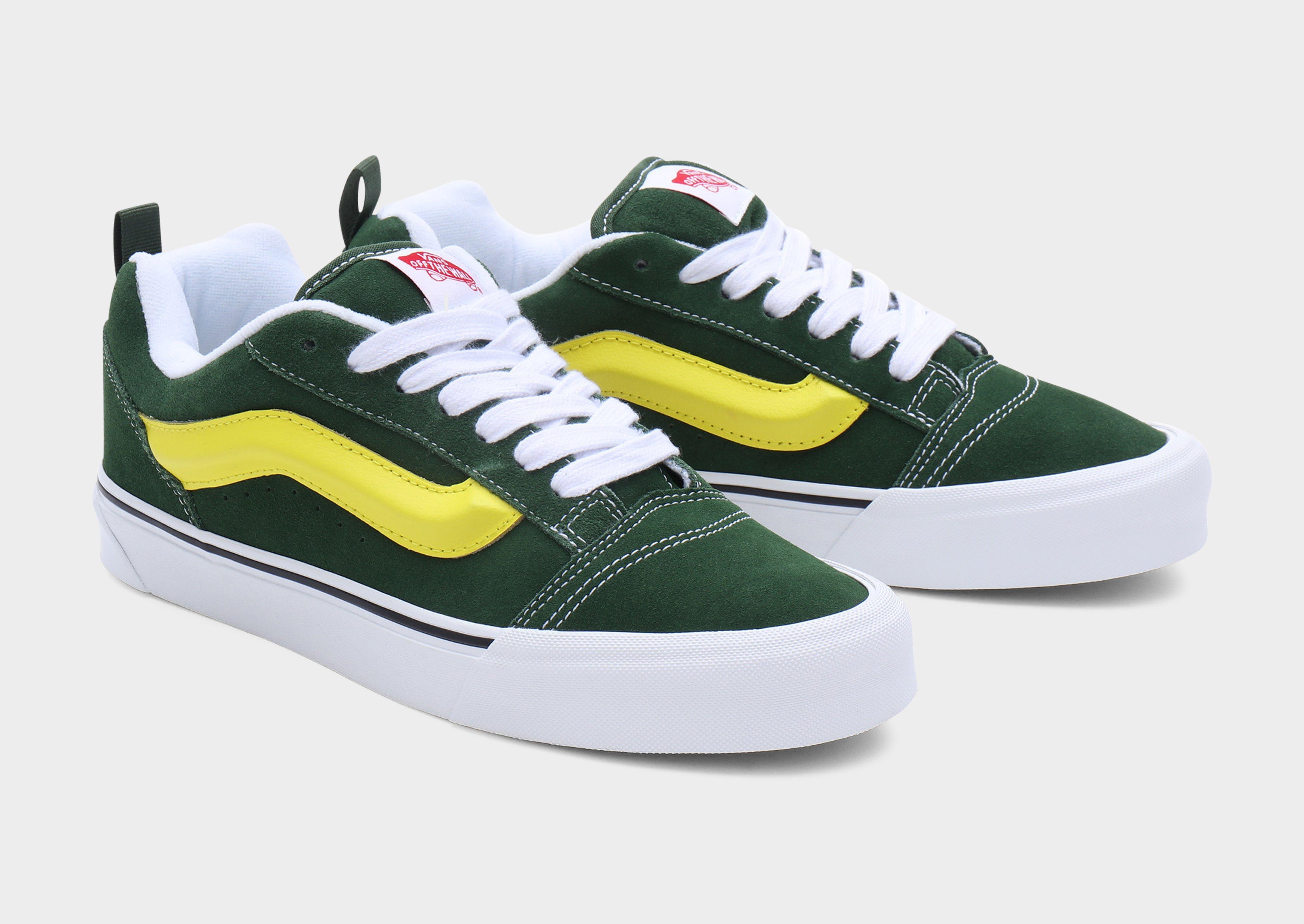 Vans green store blue yellow