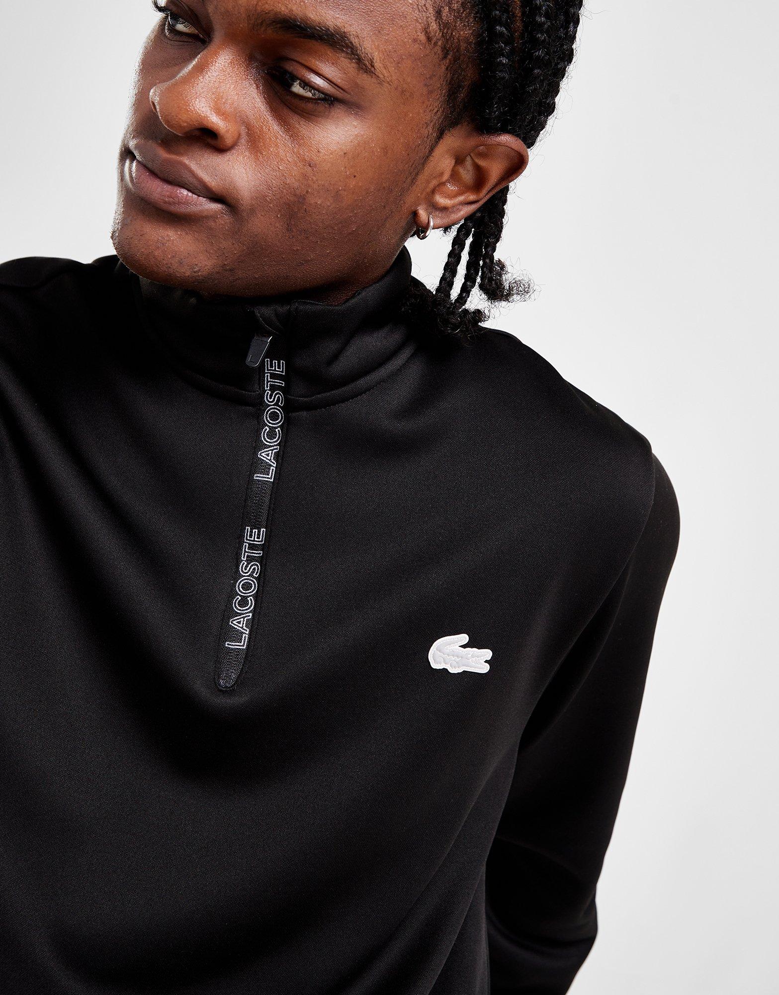 Black lacoste clearance jumper