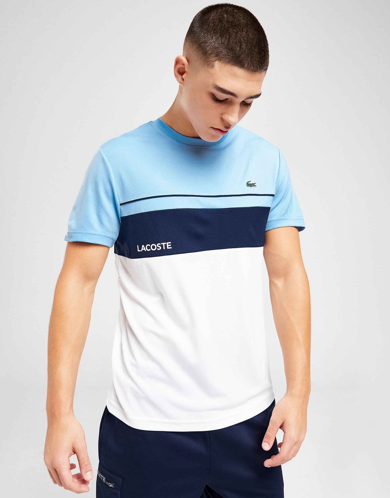 Lacoste Poly T-Shirt Herren Weiss - JD Sports Österreich