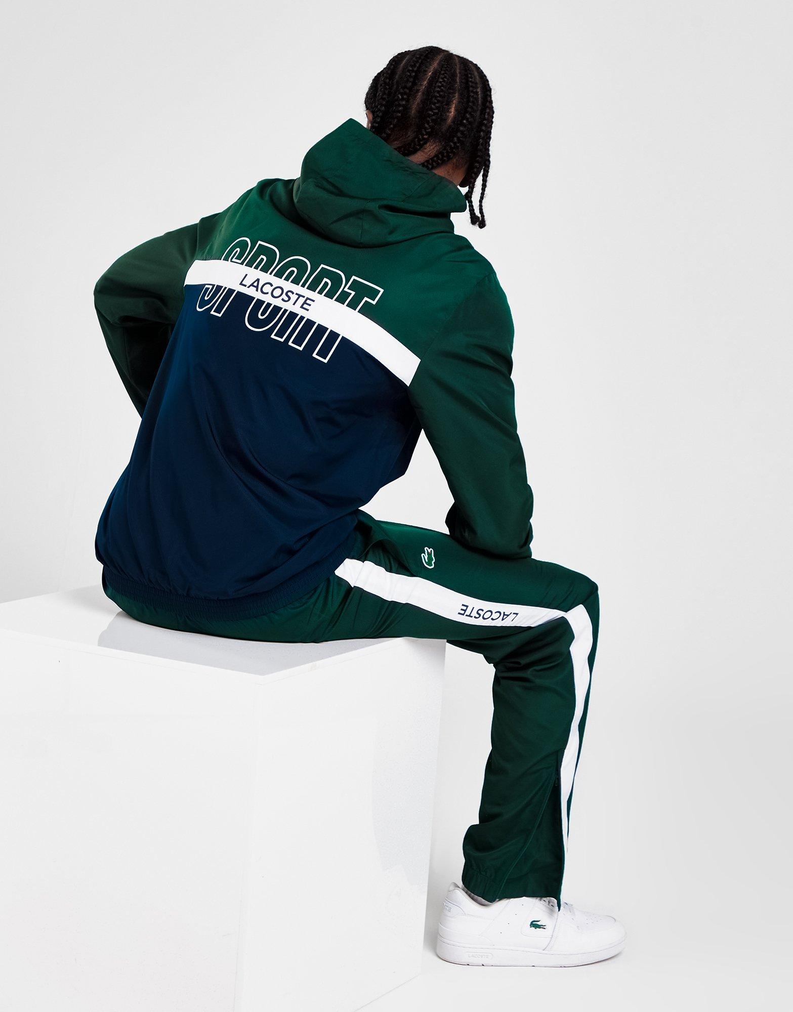 Green Lacoste Woven Sport Tracksuit | JD Sports UK