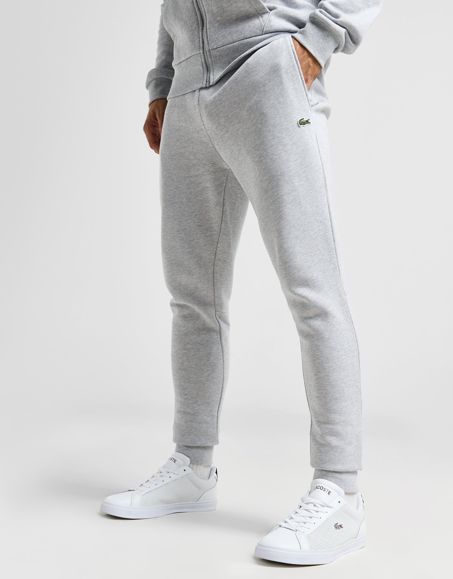 Lacoste sweatpants grey sale