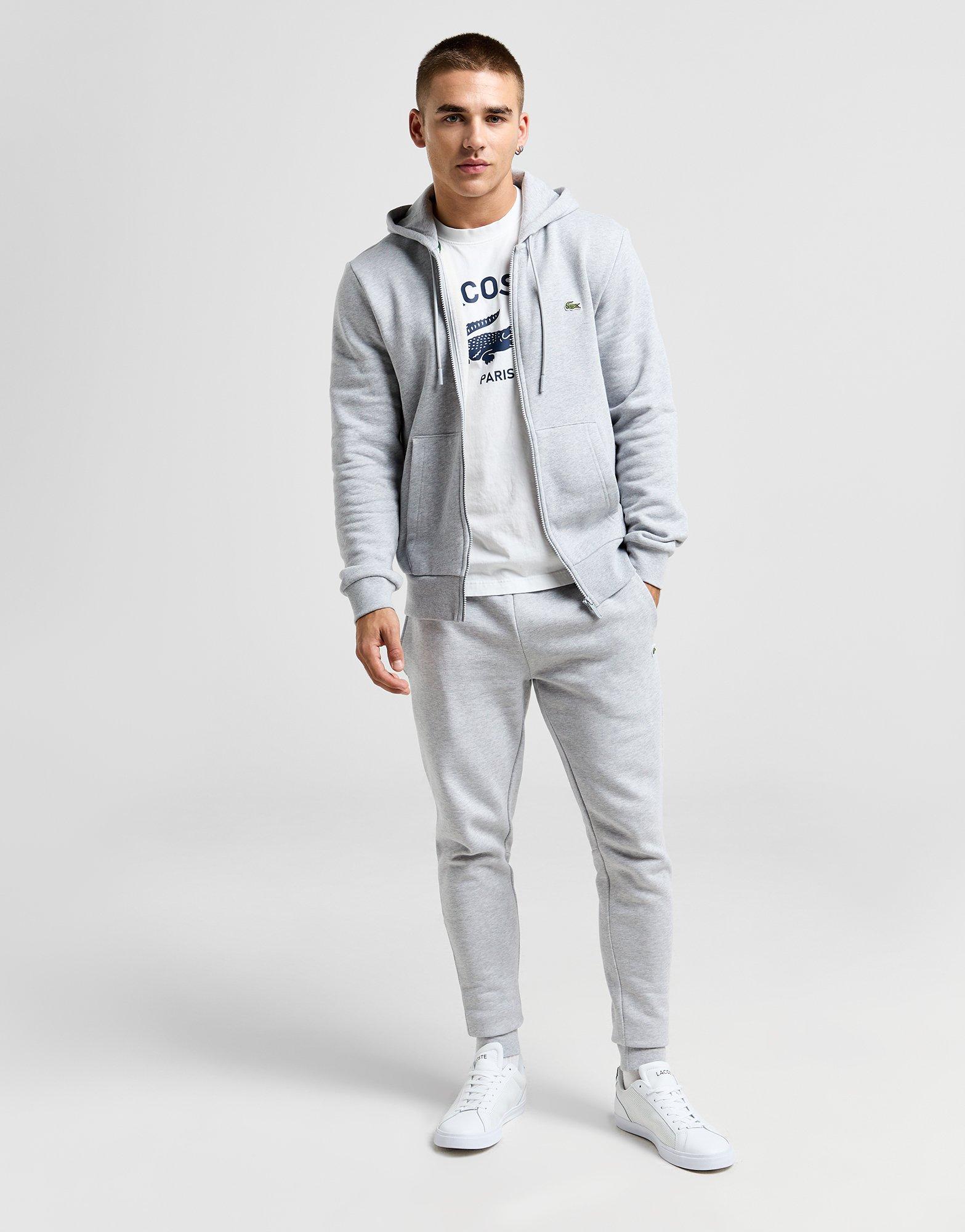 Lacoste Fleece Jersey Joggers - Light Grey