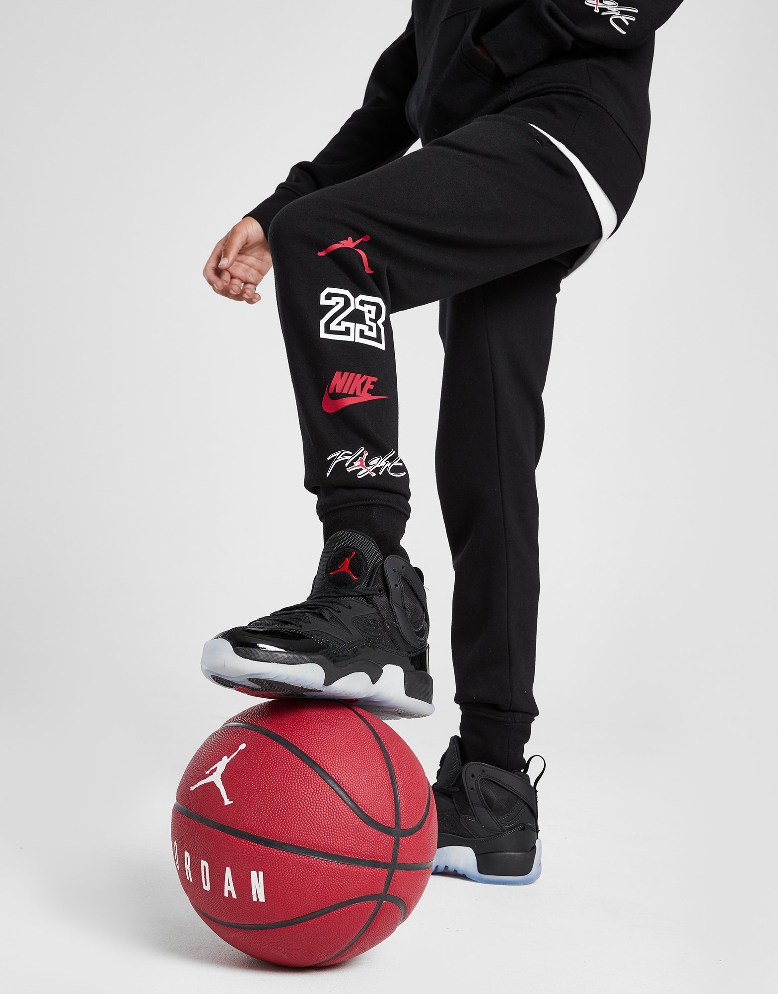 Black Jordan Graphic Logo Joggers Junior JD Sports NZ