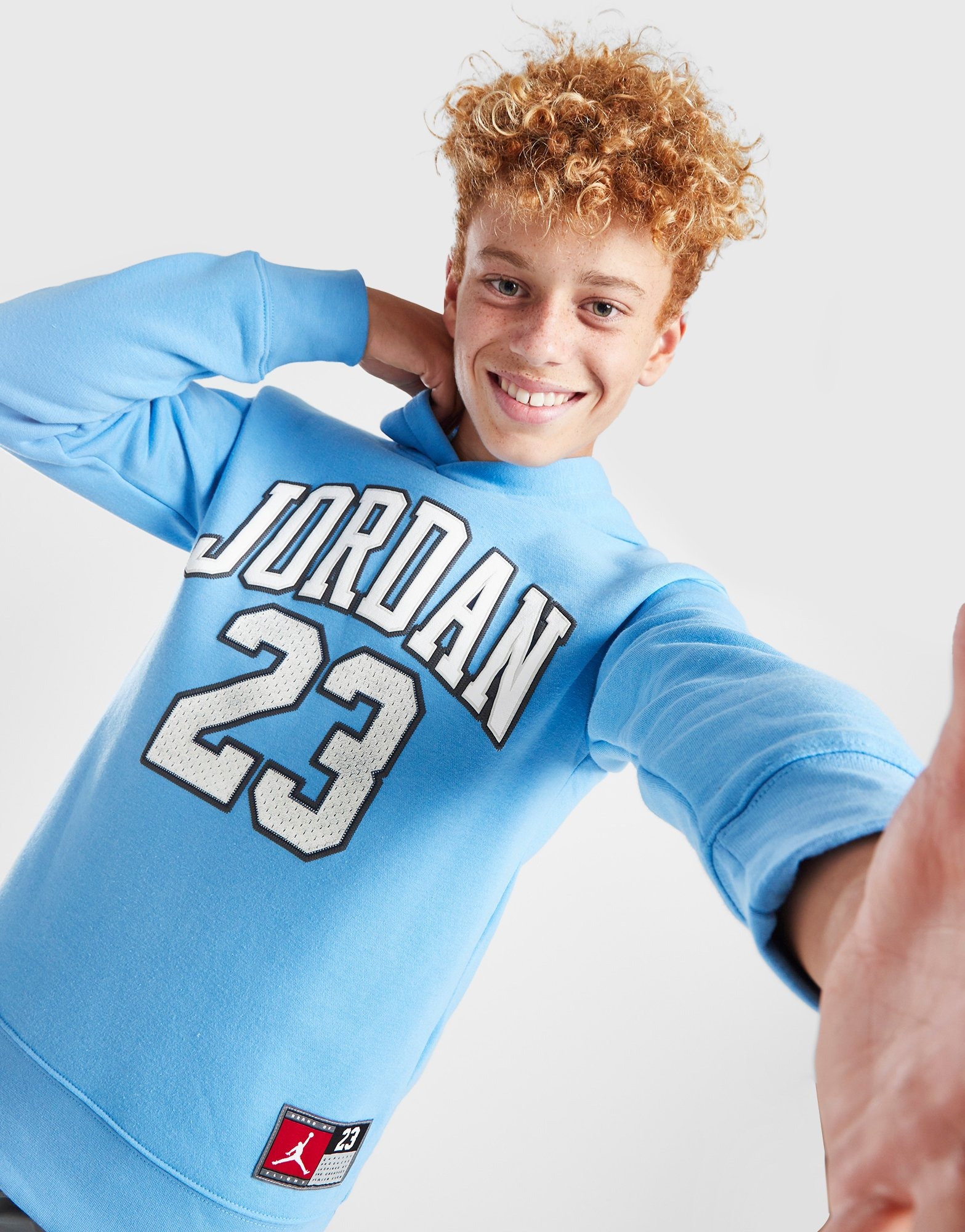 Blue Jordan Collegiate 23 Overhead Hoodie Junior | JD Sports Global