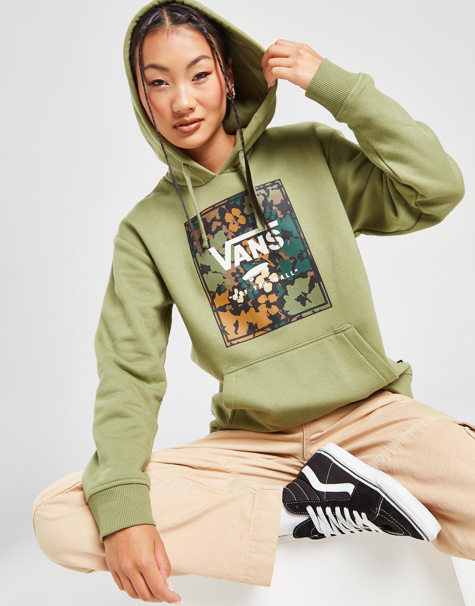 Green Vans Graphic Print Hoodie | JD Sports