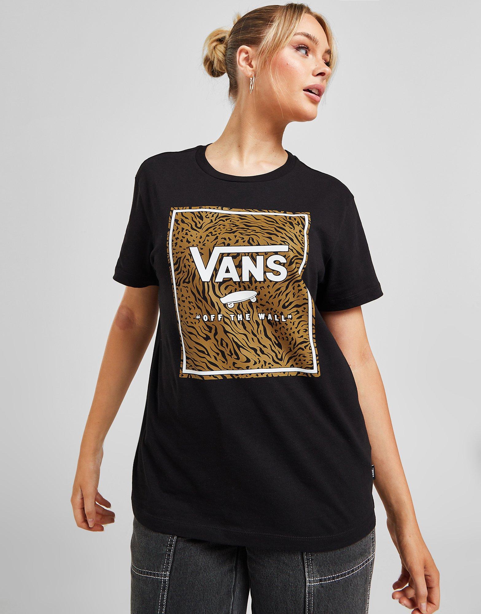 Vans leopard hot sale t shirt