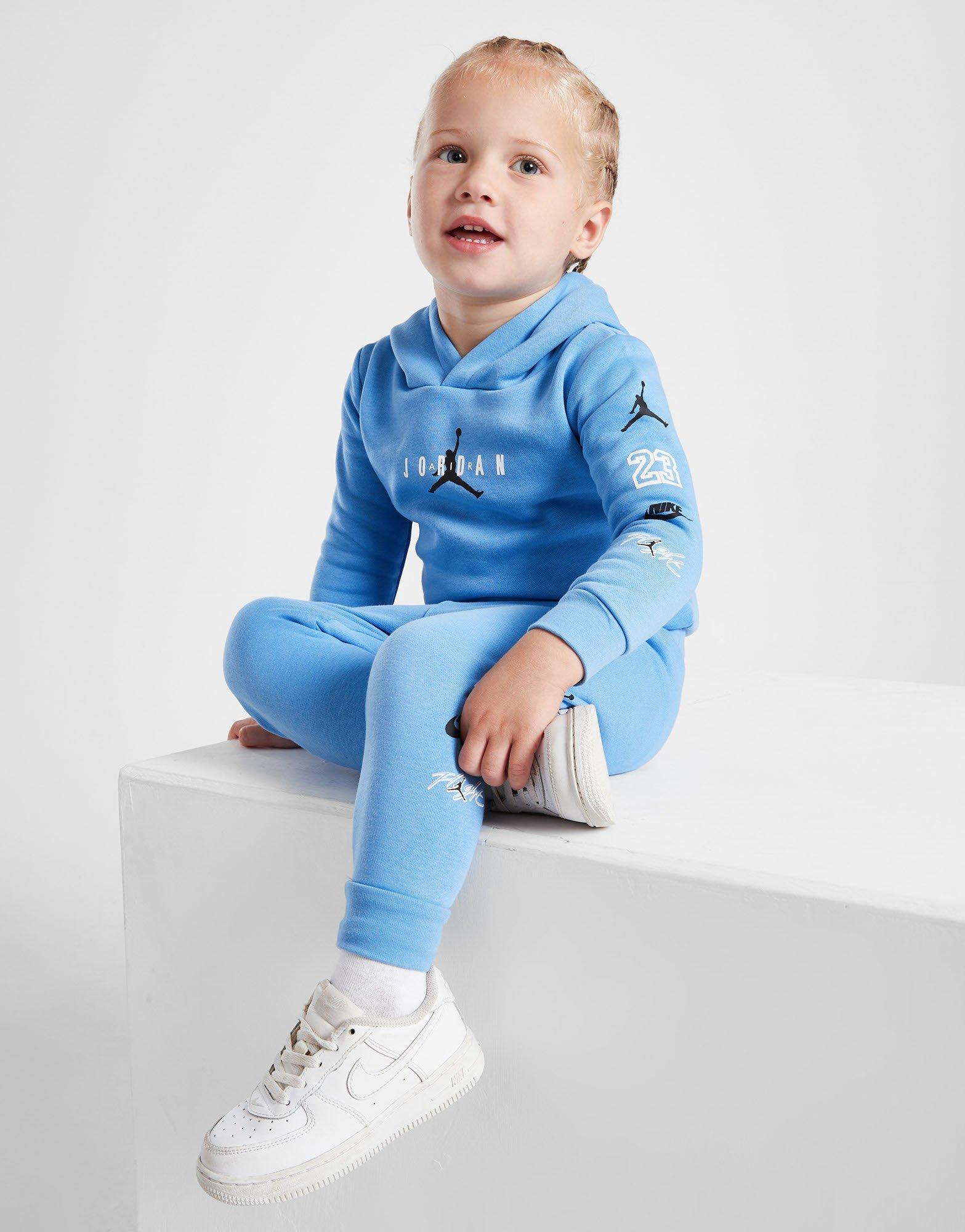 Blue Jordan Logo Hoodie Tracksuit Infant | JD Sports Global - JD