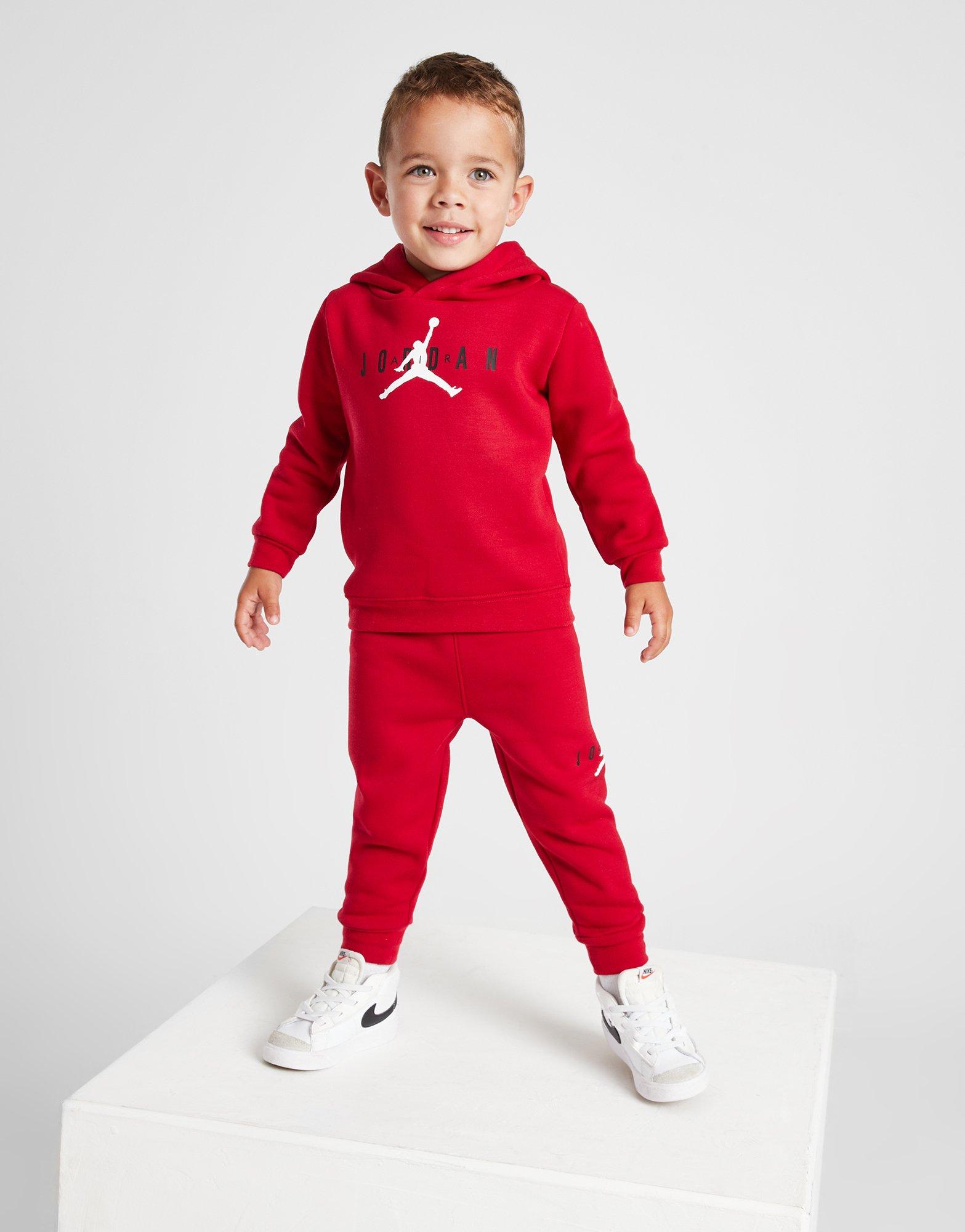 Red Jordan Jumpman Hoodie Tracksuit Infant | JD Sports UK