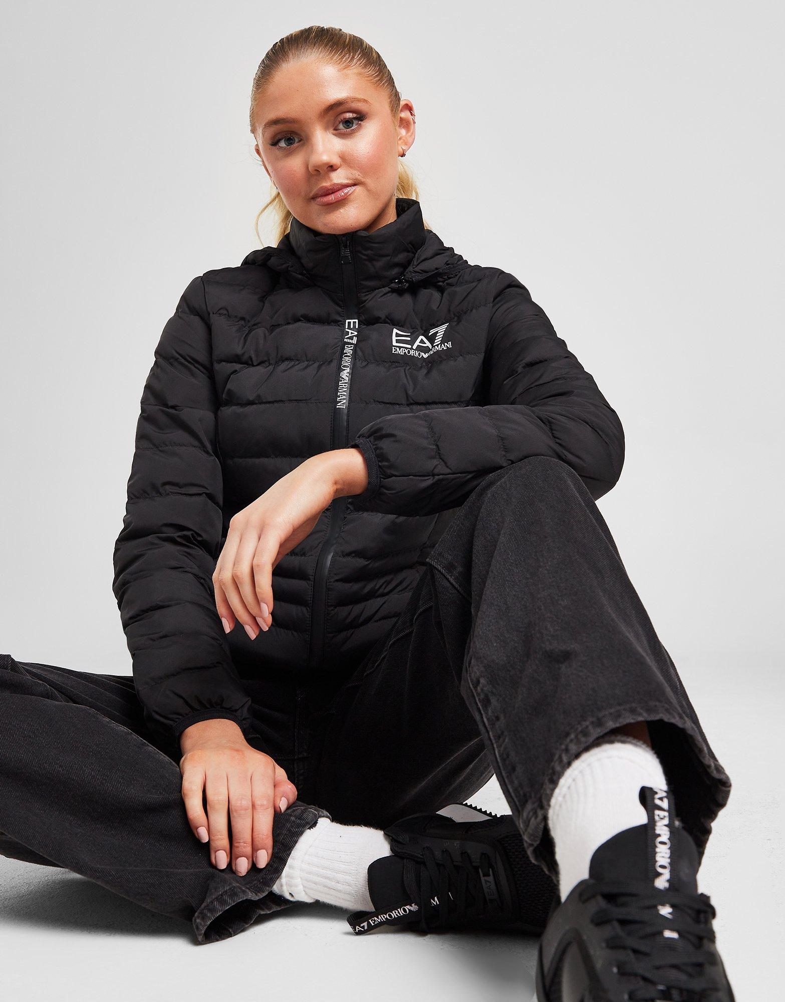 Ea7 black hot sale bubble jacket