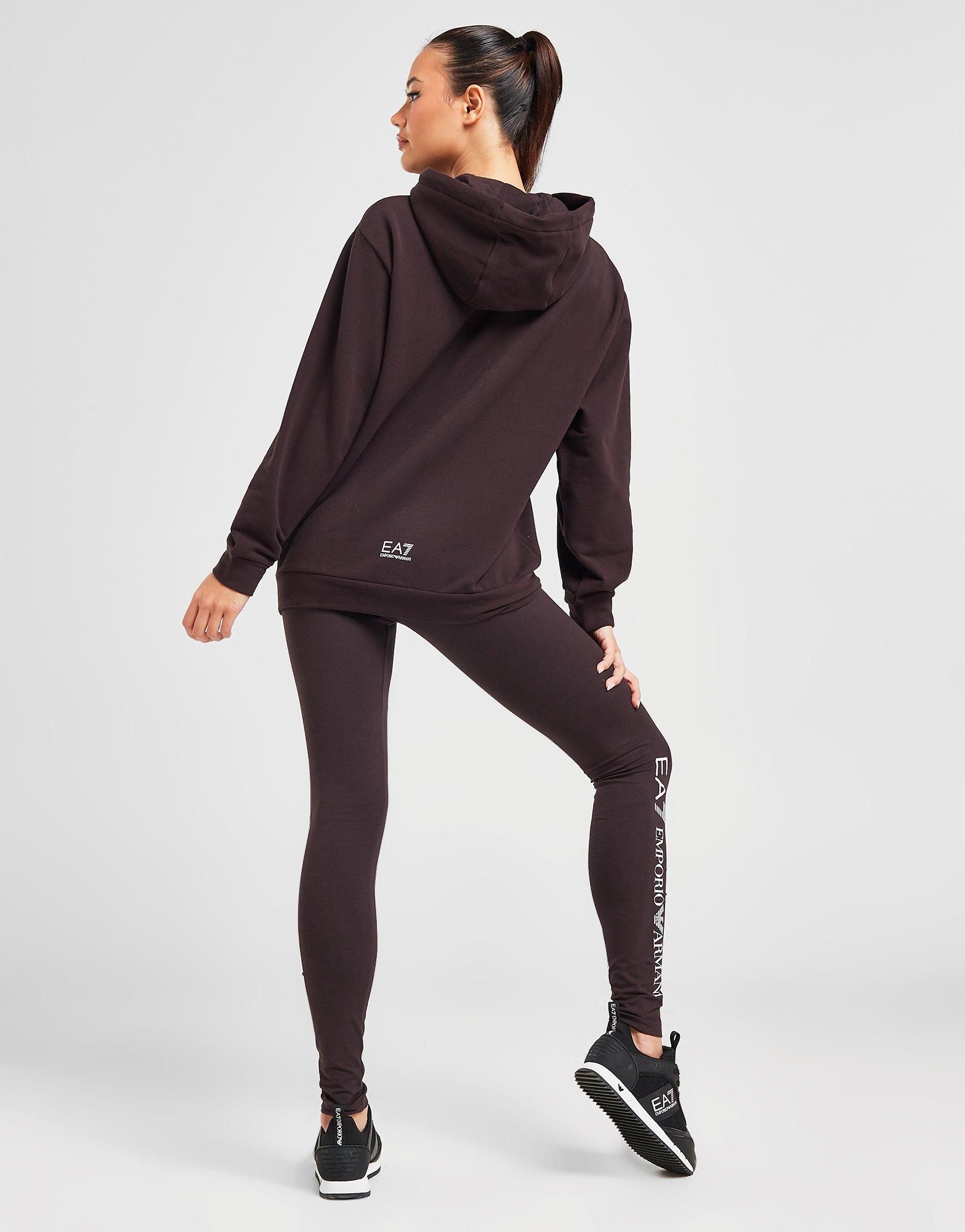 Brown Emporio Armani EA7 Overhead Hoodie/Leggings Tracksuit - JD Sports  Global