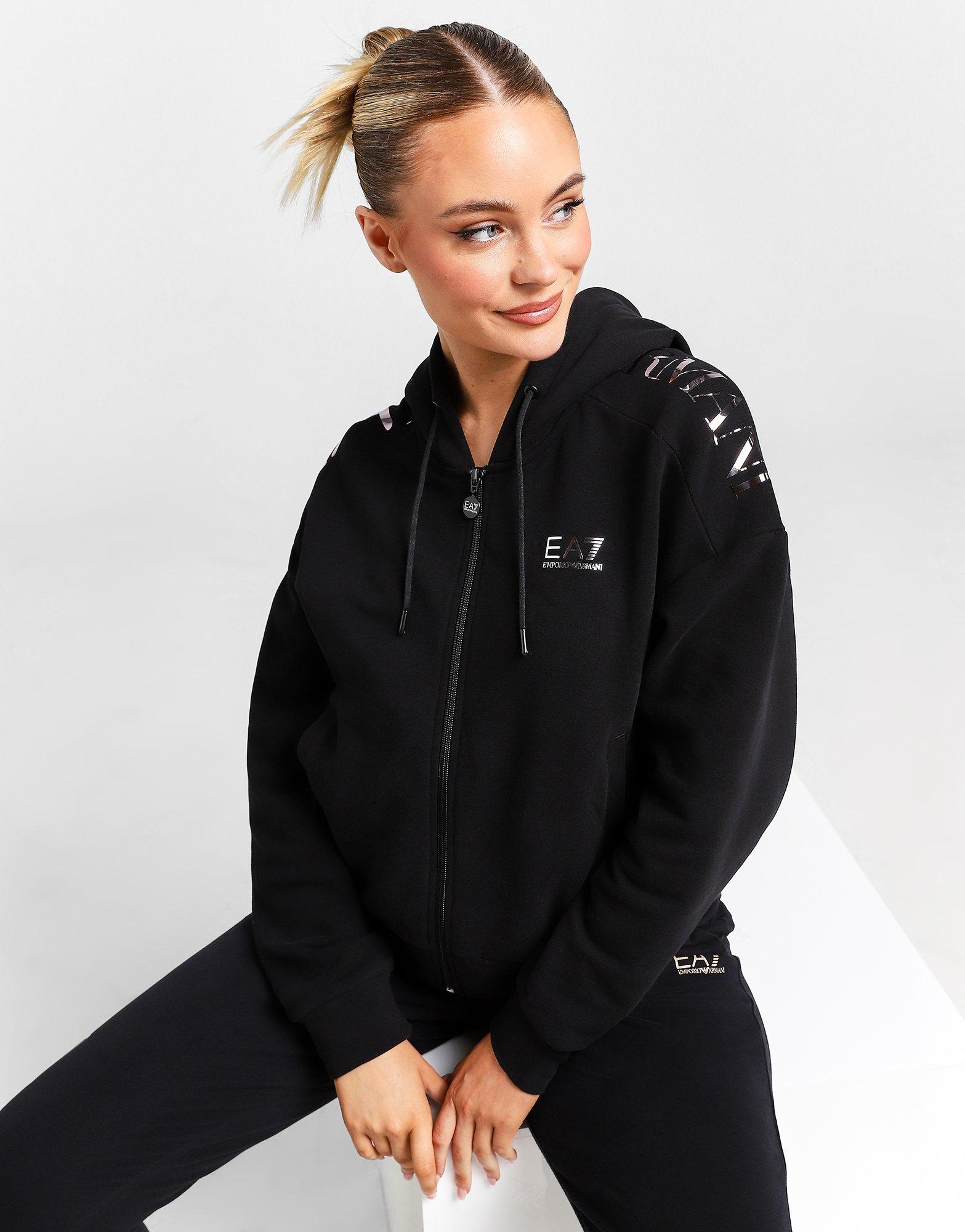 Armani zip hoodie store women's