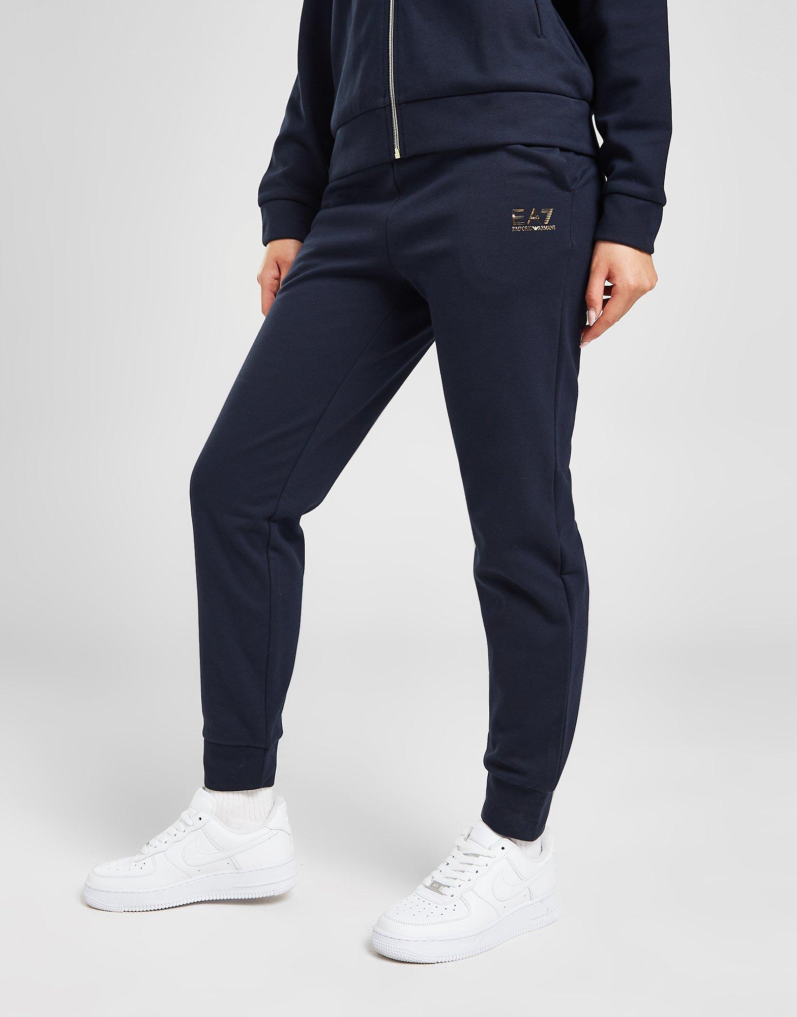 Blue Emporio Armani EA7 Core Full Zip Hooded Tracksuit | JD Sports UK