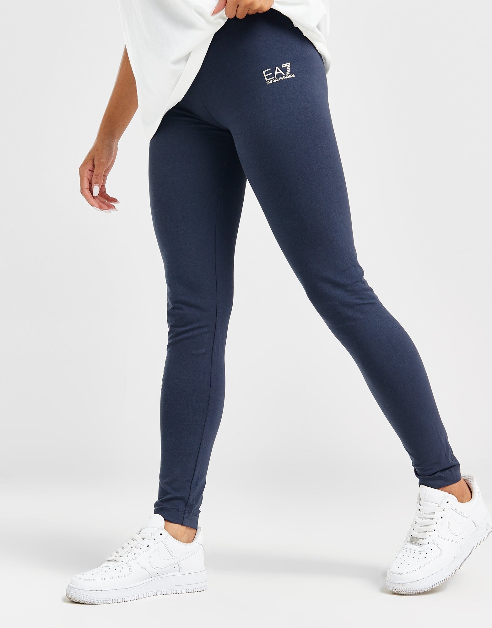 Blue EA7 Emporio Armani Logo Leggings JD Sports Ireland