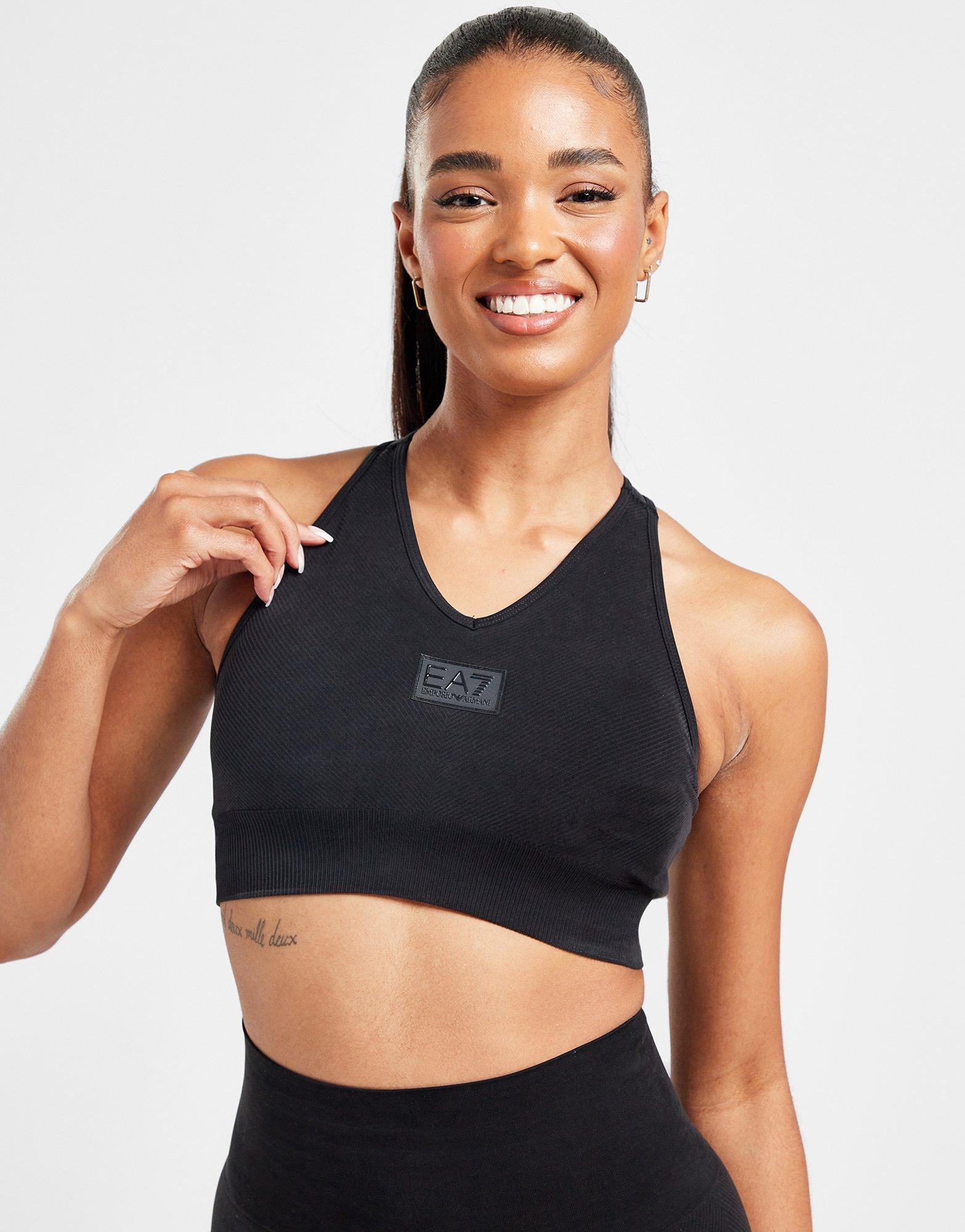 EA7 Emporio Armani Seamless Chevron Sports Bra