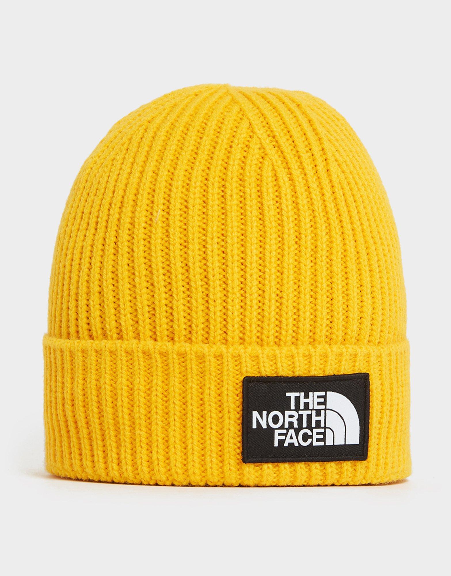 North face sales orange beanie