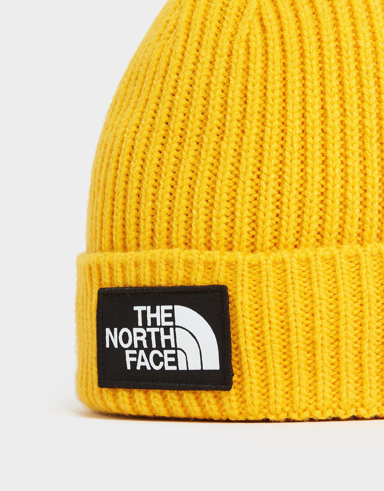 North face hot sale beanie yellow