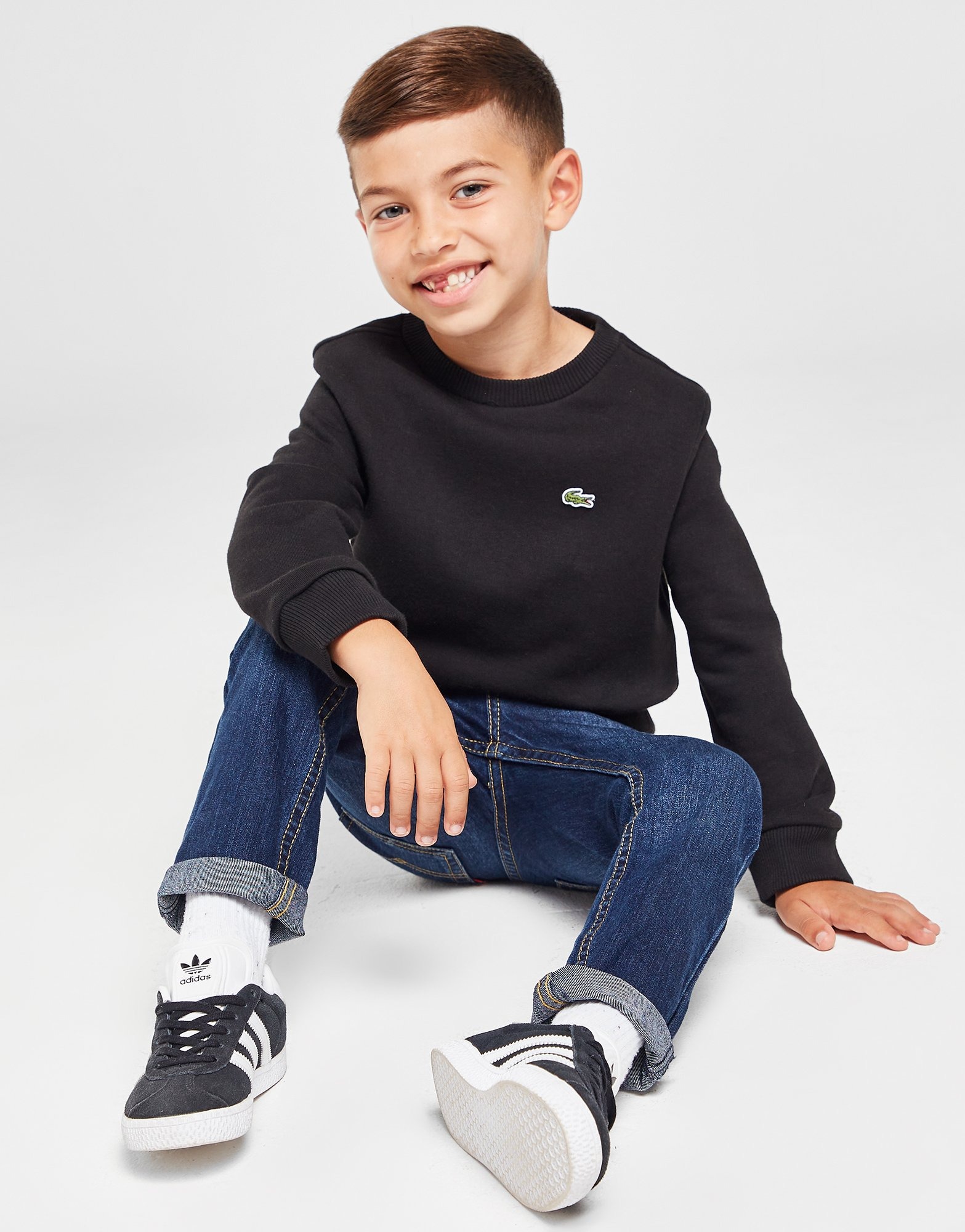 Lacoste on sale boys sweatshirt